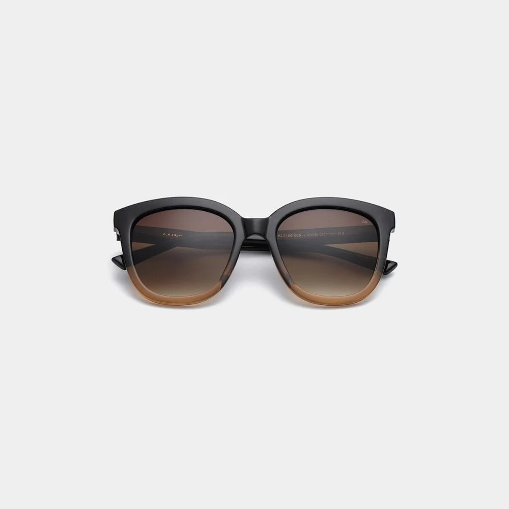 Billy Sunglasses - Black / Brown Transparent - Image 3