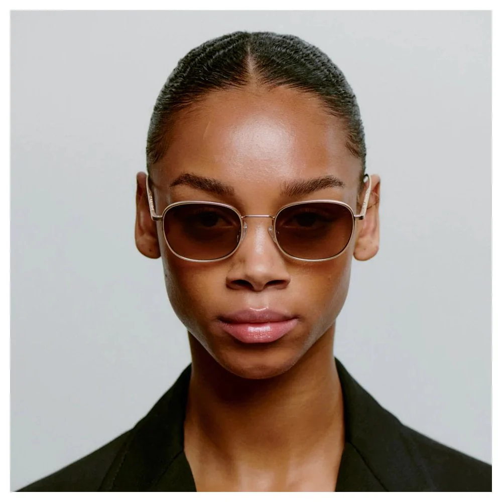 Hello Sunglasses - Matte Gold - Image 3