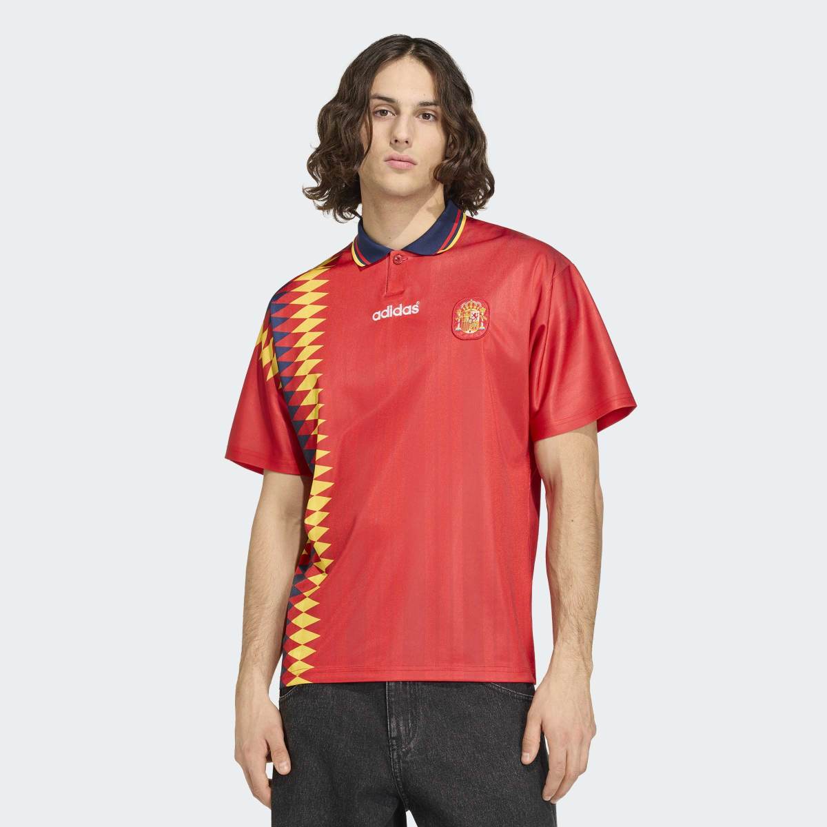 Spain Home Jersey 1994 - Collegiate Red - Image 3