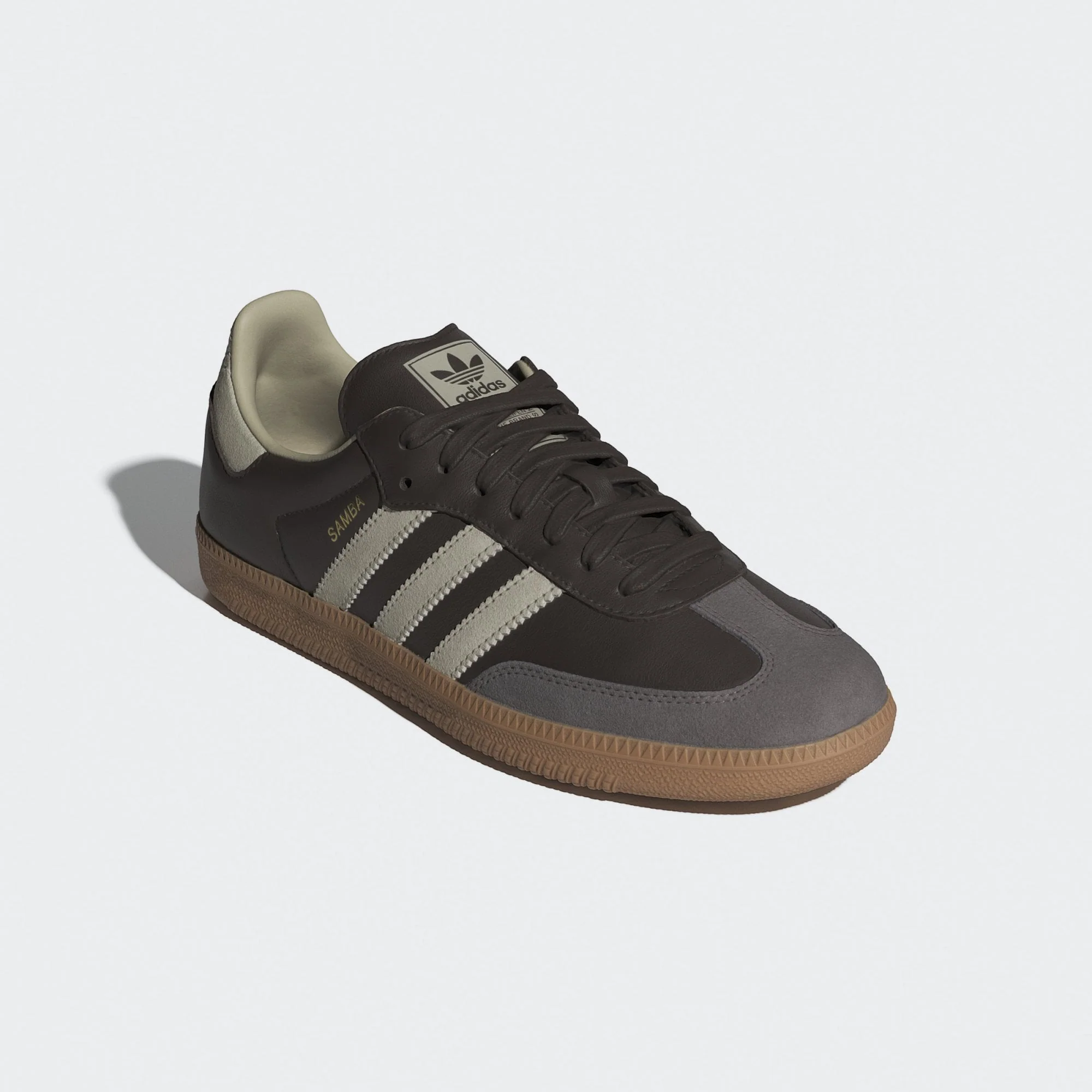 Samba OG - Brown / Putty Grey / Gold Metallic - Image 2