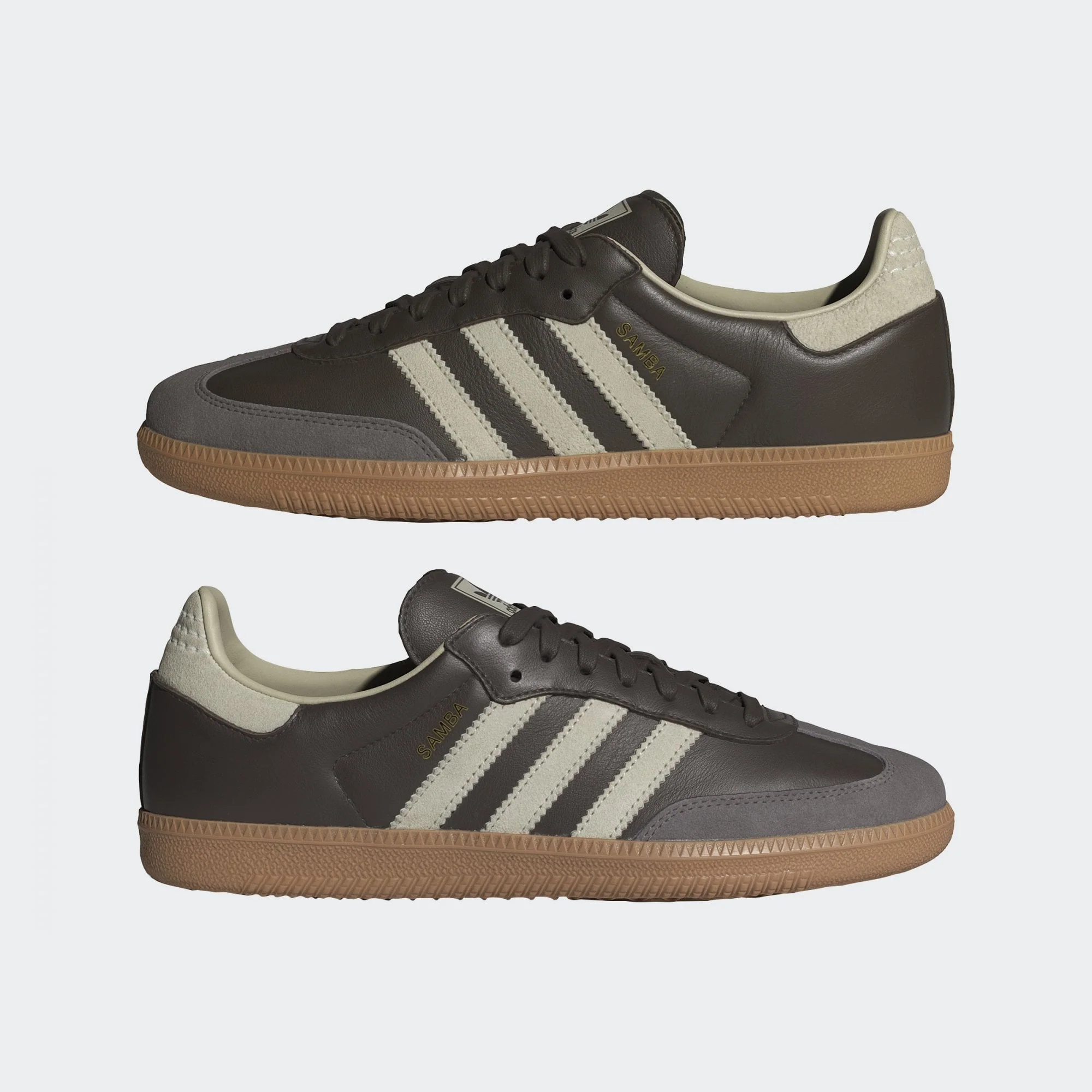 Samba OG - Brown / Putty Grey / Gold Metallic - Image 9