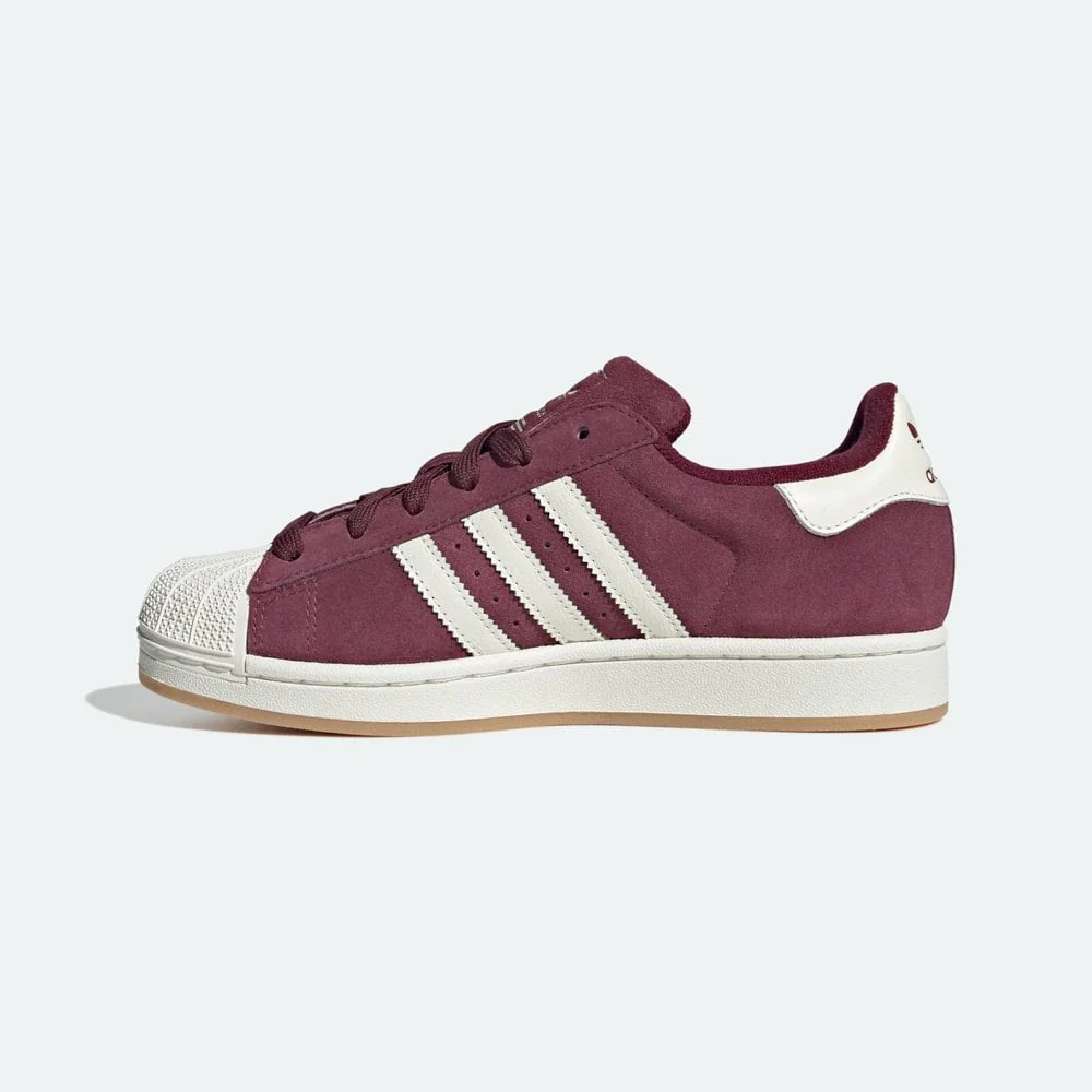 W' Superstar II - Maroon / Off White - Image 2