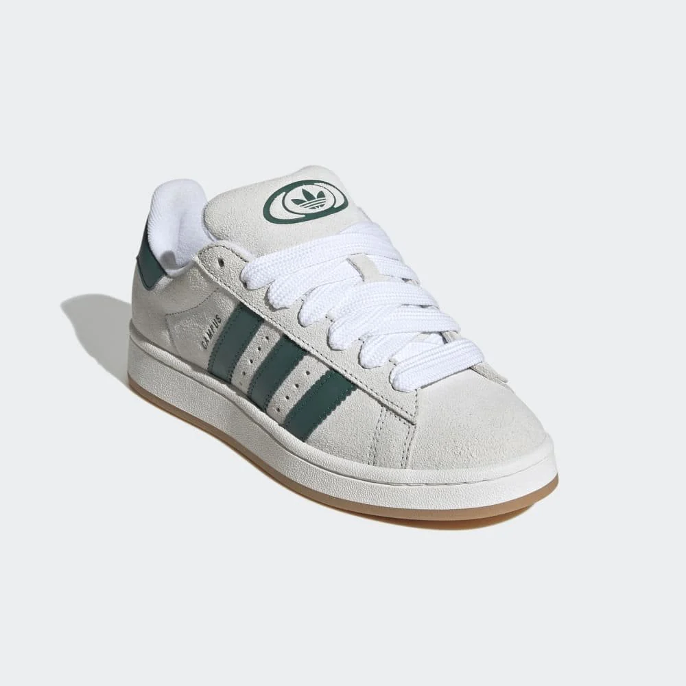 W' Campus 00's - Crystal White / Core White / Collegiate Green - Image 5