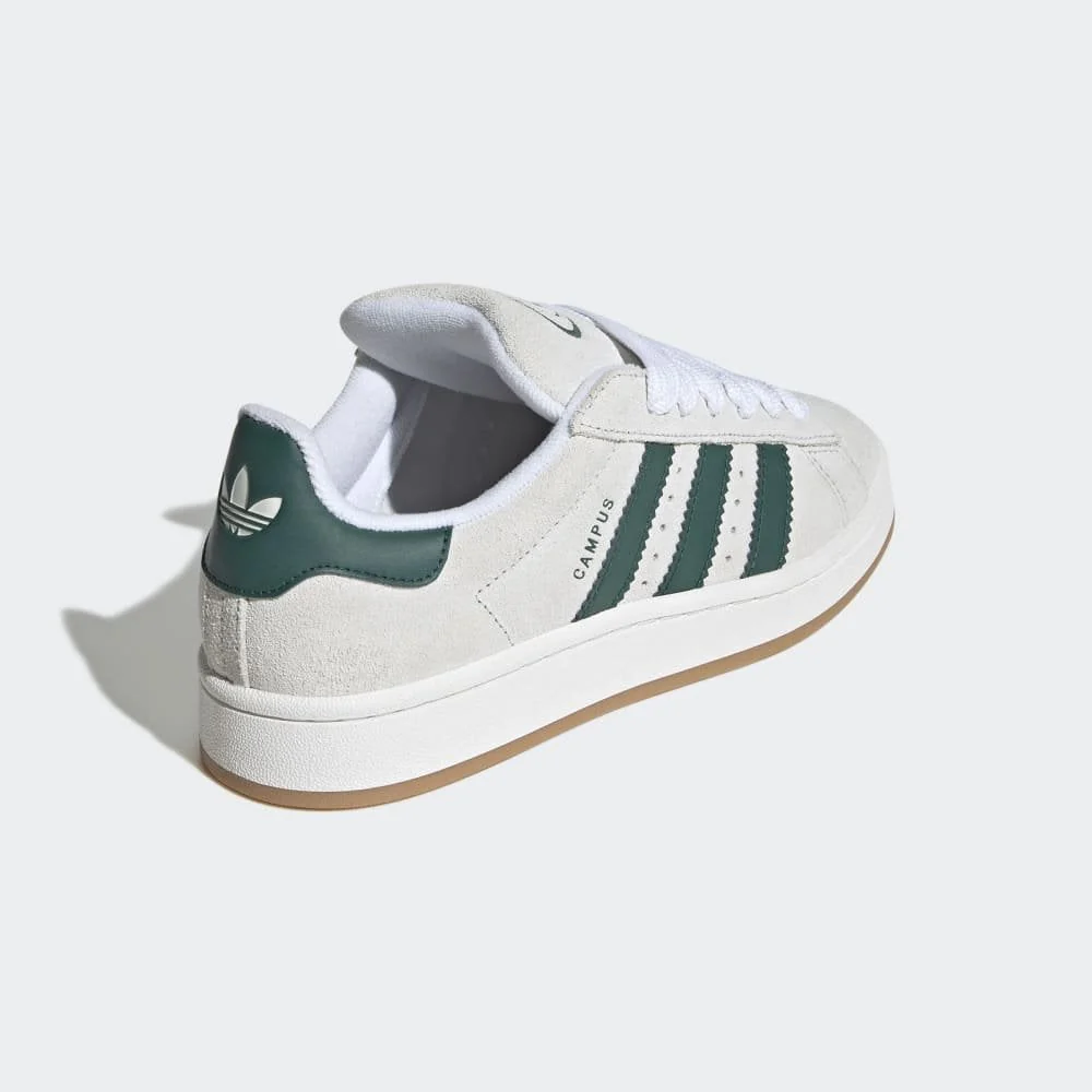 W' Campus 00's - Crystal White / Core White / Collegiate Green - Image 6