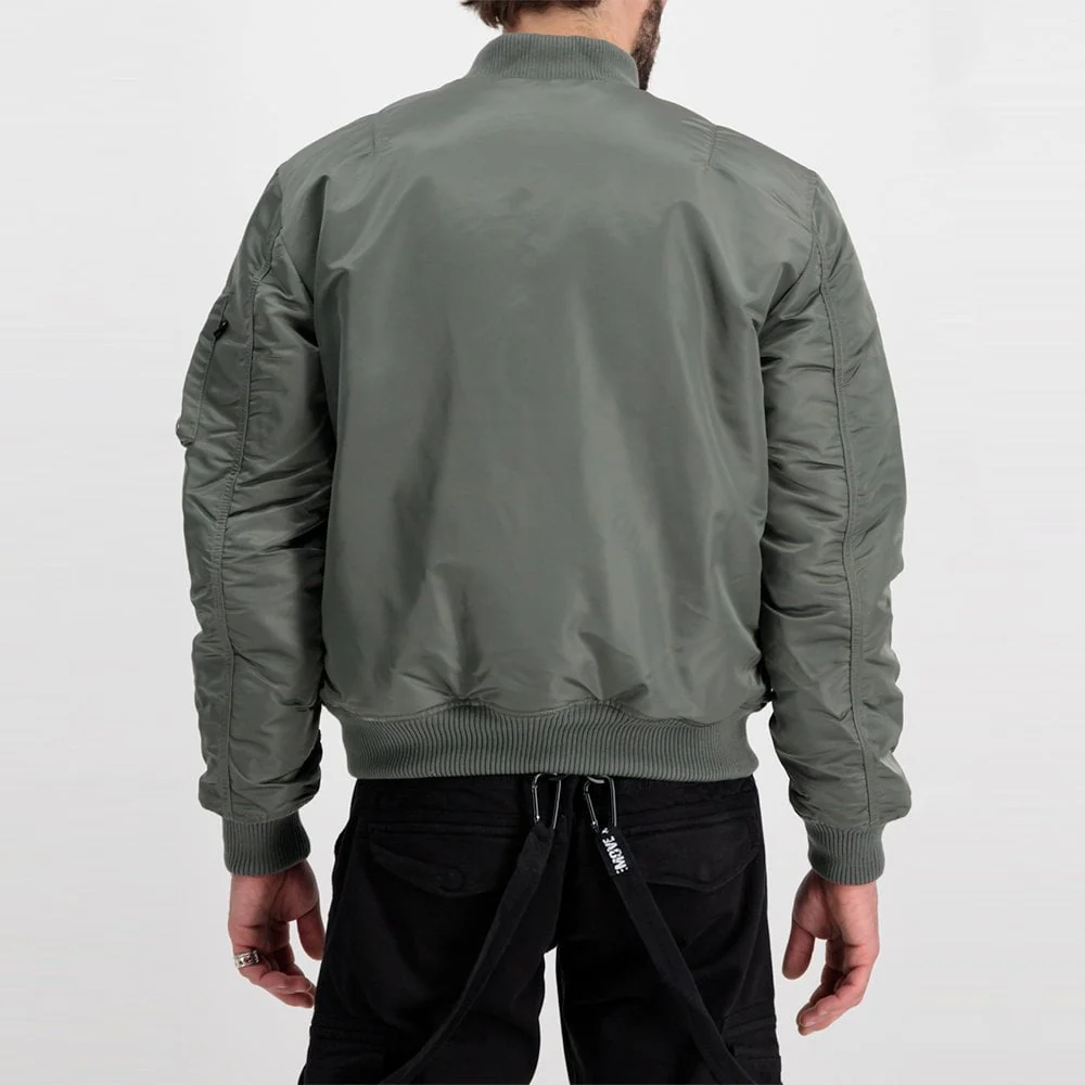 MA-1 VF59 Jacket (Orange Lining) - Vintage Green - Image 4