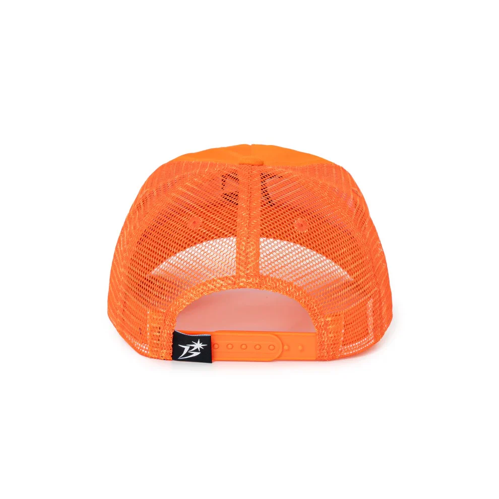 B Logo Mesh Back 5-Panel Cap - Orange - Image 2