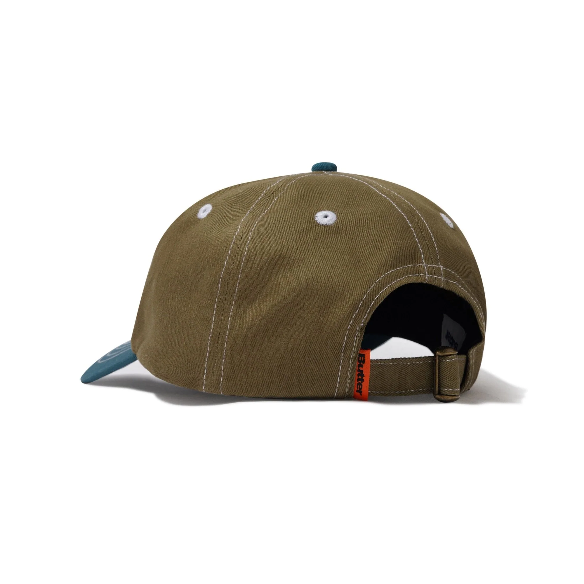 Ace 6 Panel Cap - Canteen / Teal - Image 2
