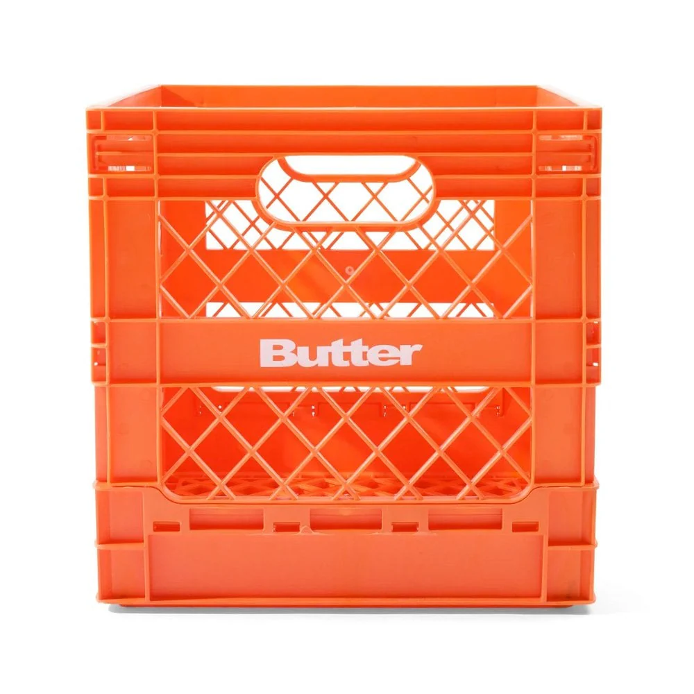 Collapsable Record Crate - Orange - Image 2