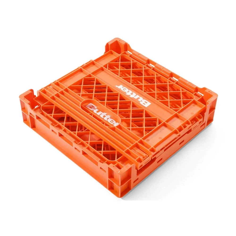 Collapsable Record Crate - Orange - Image 3