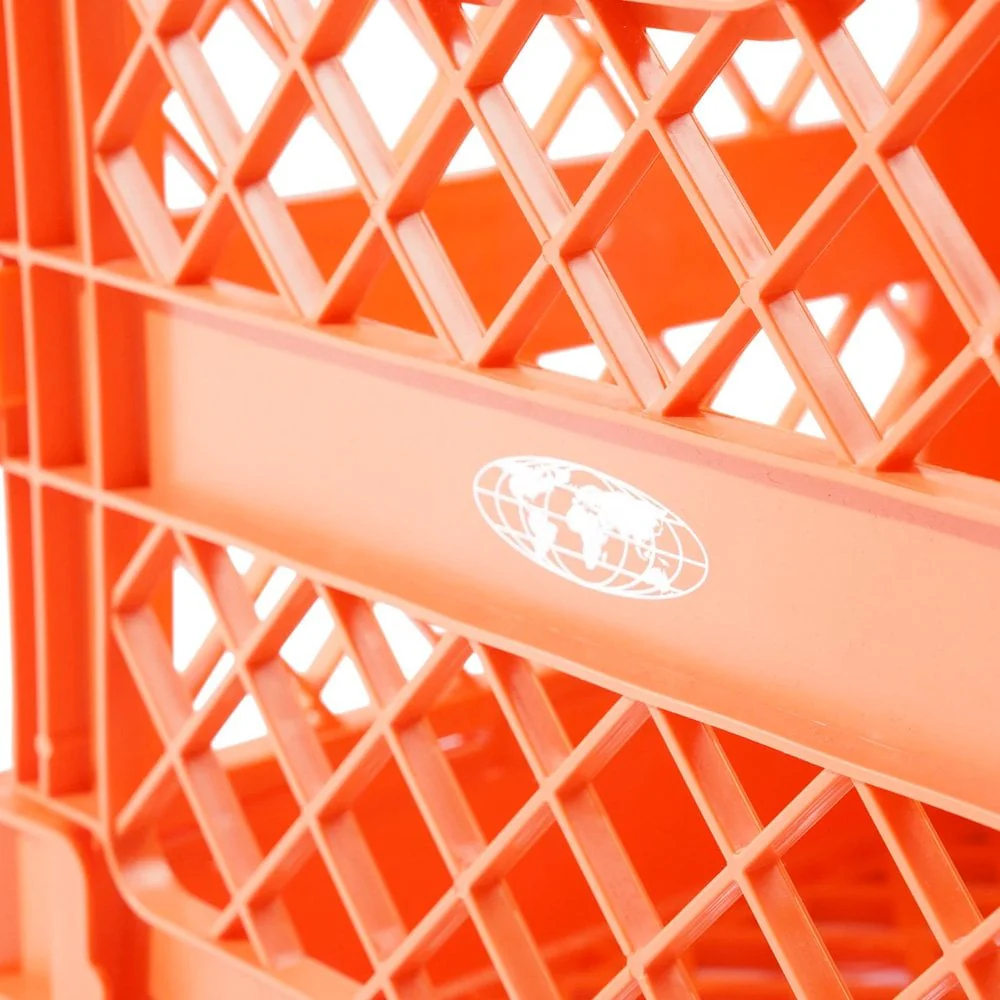 Collapsable Record Crate - Orange - Image 4