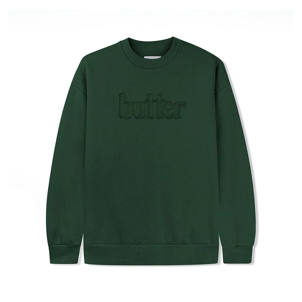 Cutout Applique Crewneck - Fern
