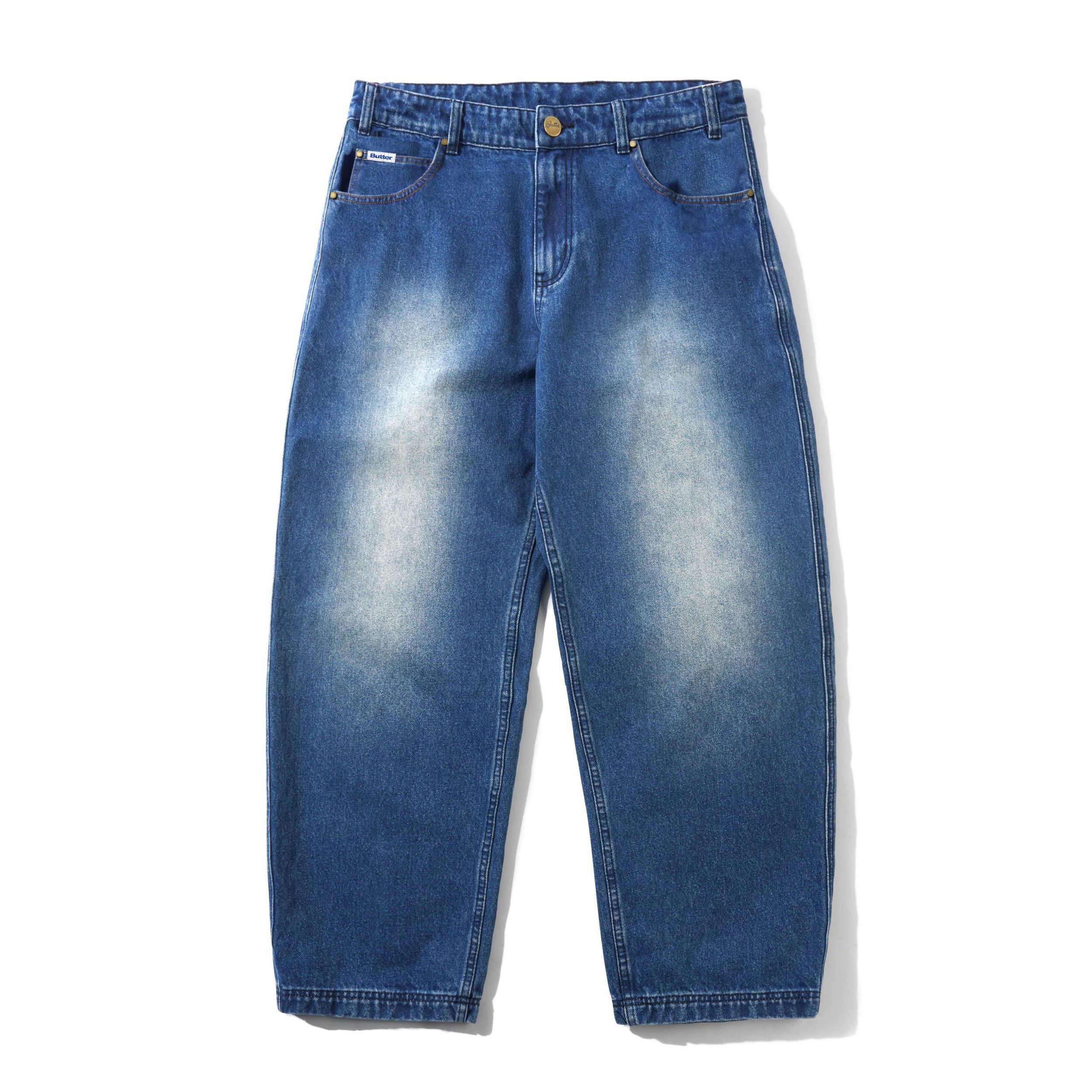 Peanuts Spike Denim Jeans - Distressed Indigo - Image 2