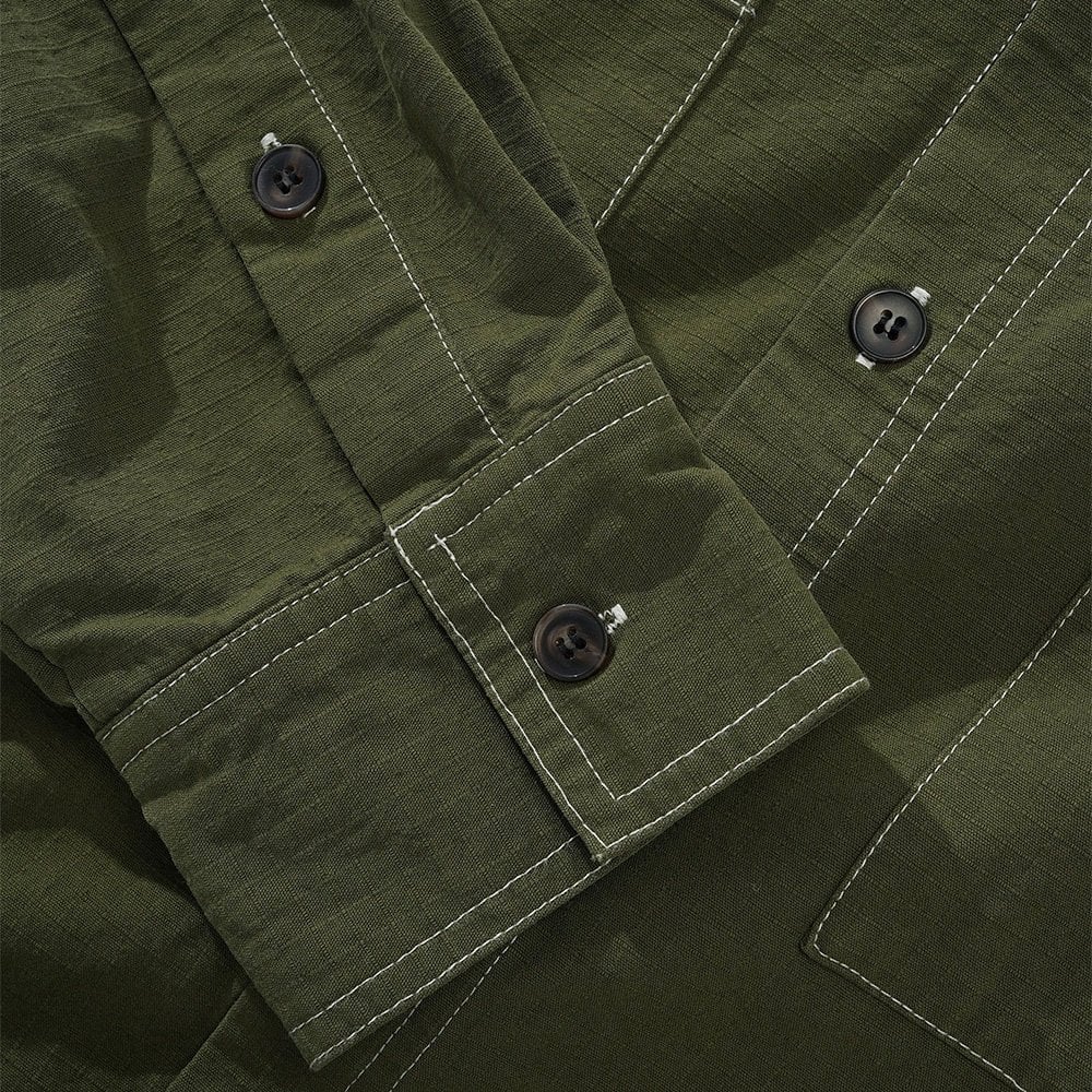Ripstop Button Up Shirt - Army - Image 3