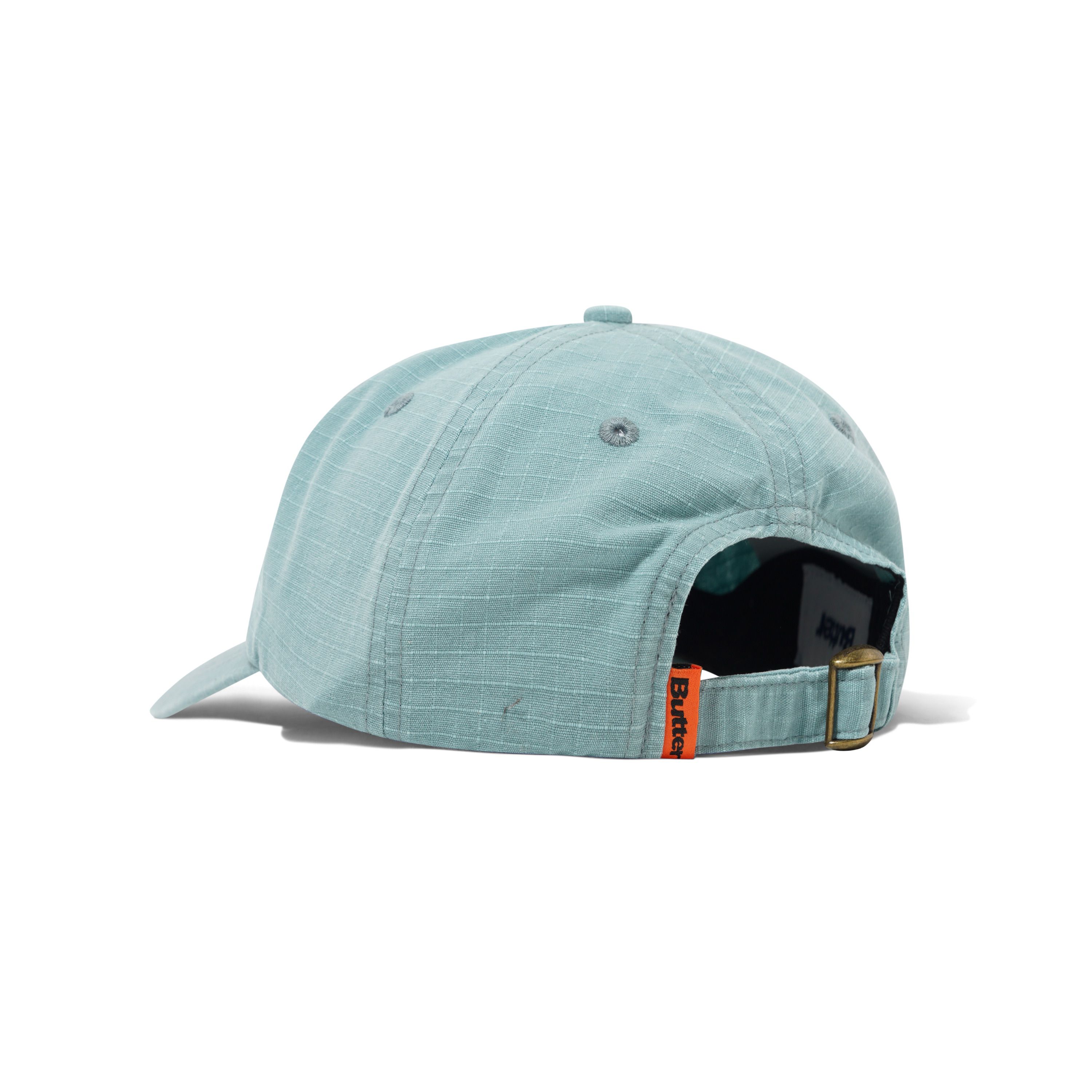 Ripstop Rounded Logo 6 Panel Cap - Washed Ice - Image 2