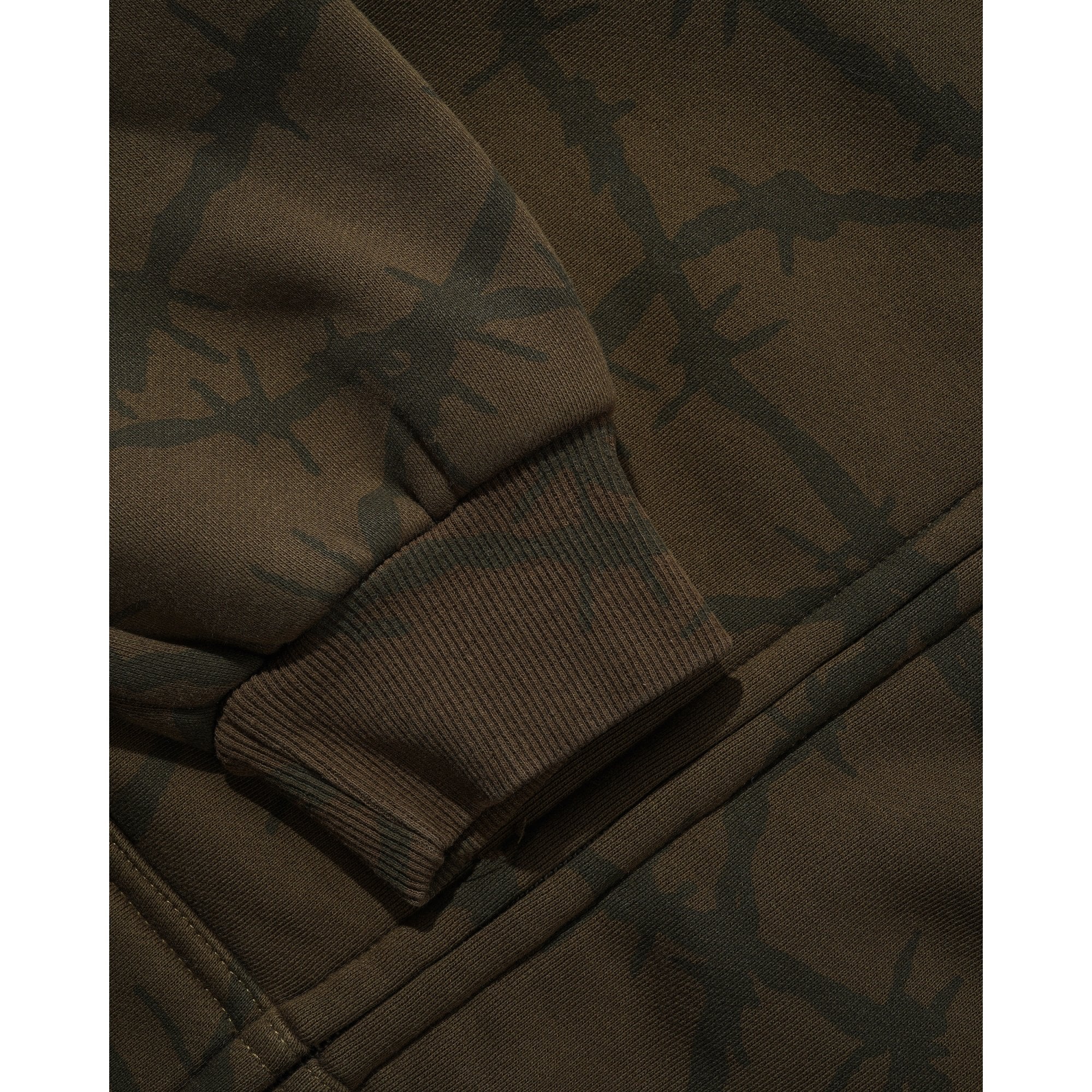 Wired Zip-Thru Hood - Fudge - Image 3