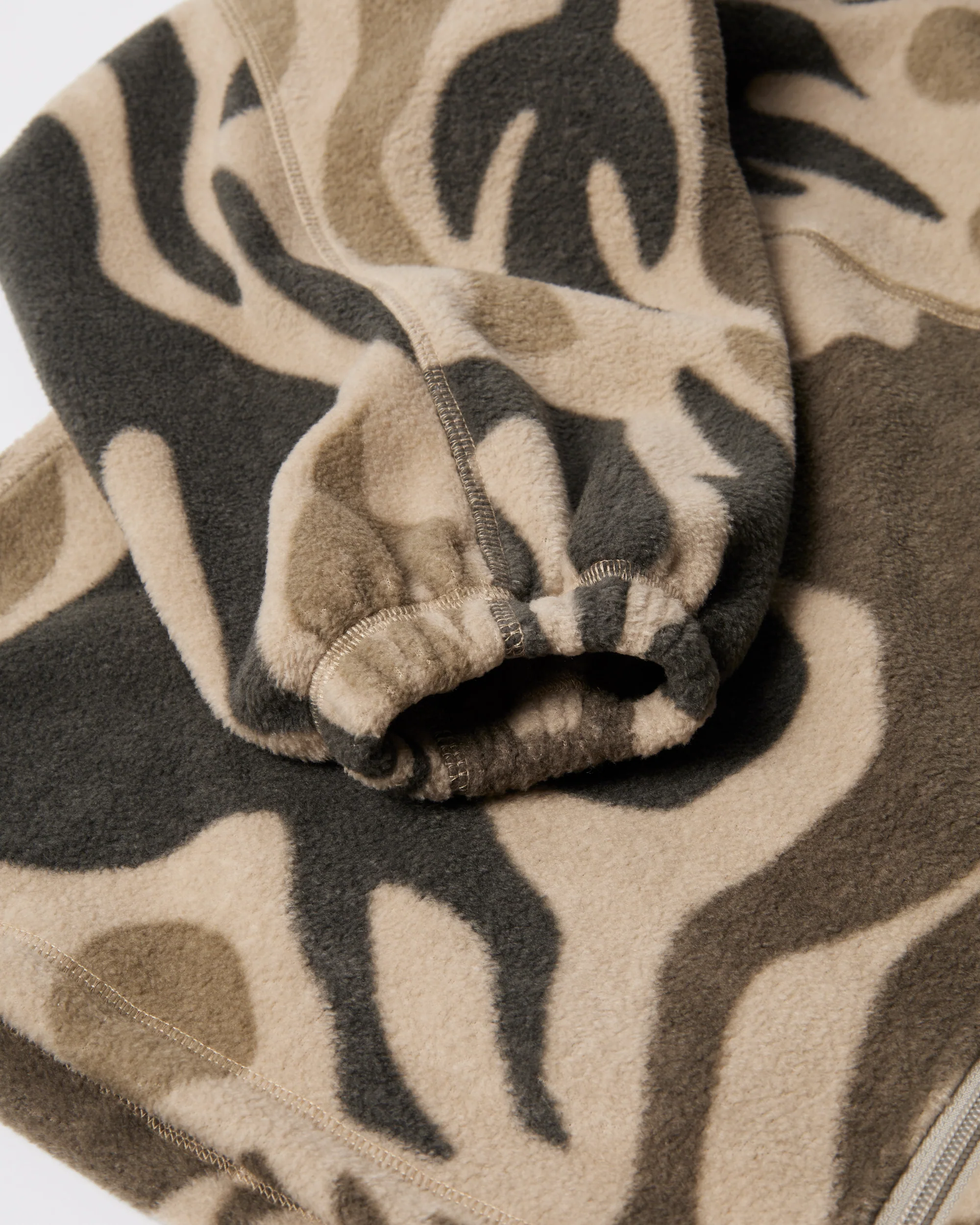 Just Like Heaven Fleece Jacket - Sand - Image 8