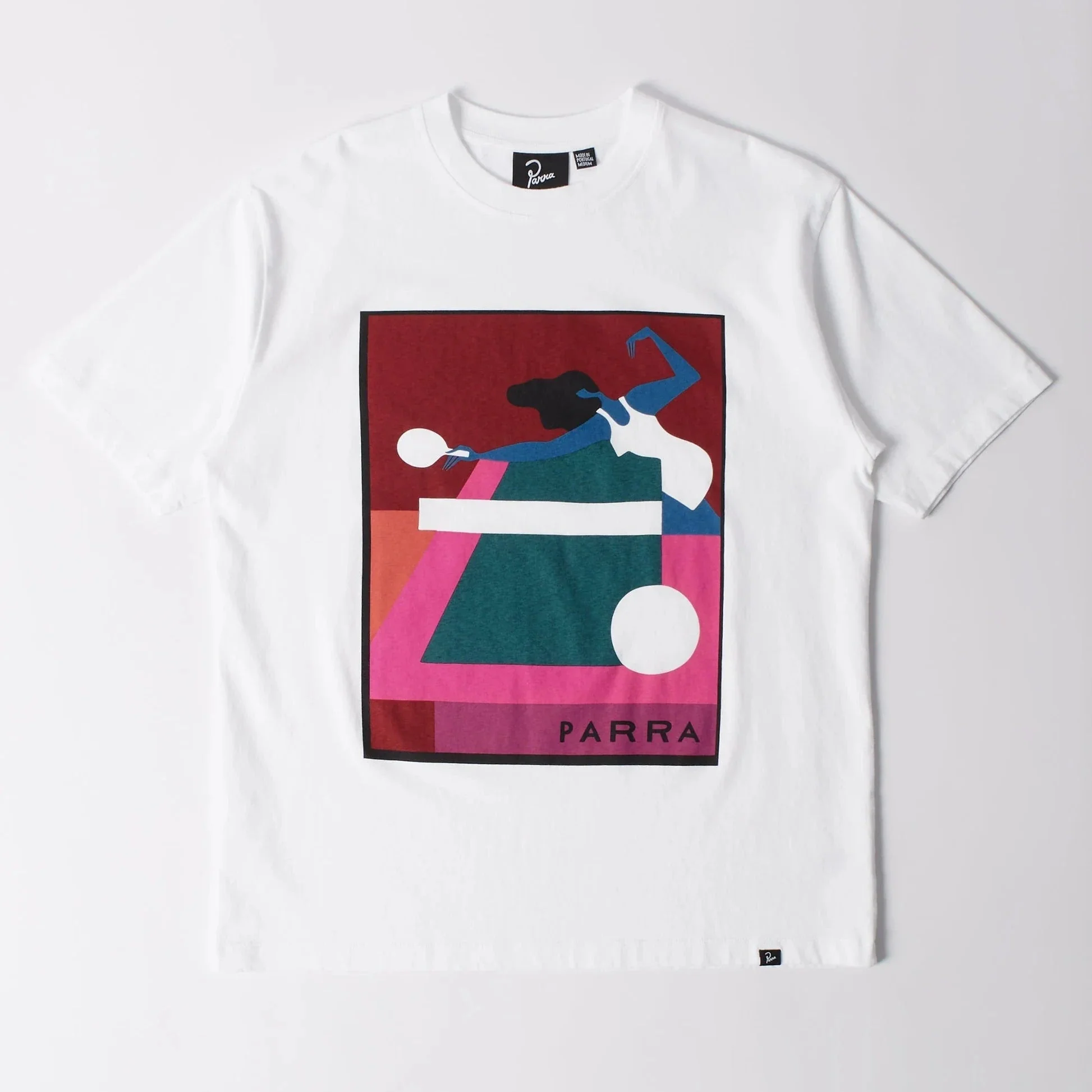 Ping Ponged T-Shirt - White