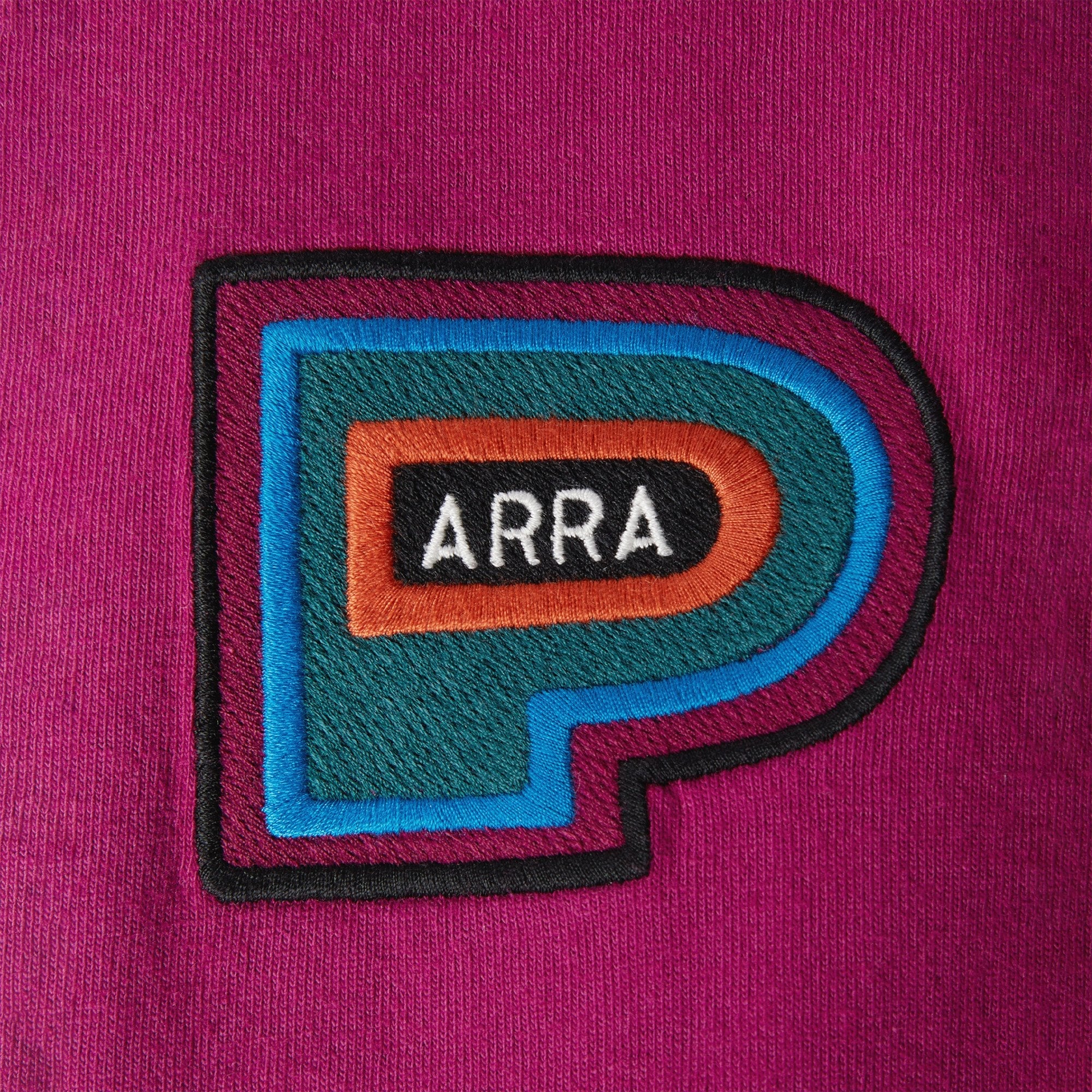 Repeat Pea T-shirt - Dark Magenta - Image 2