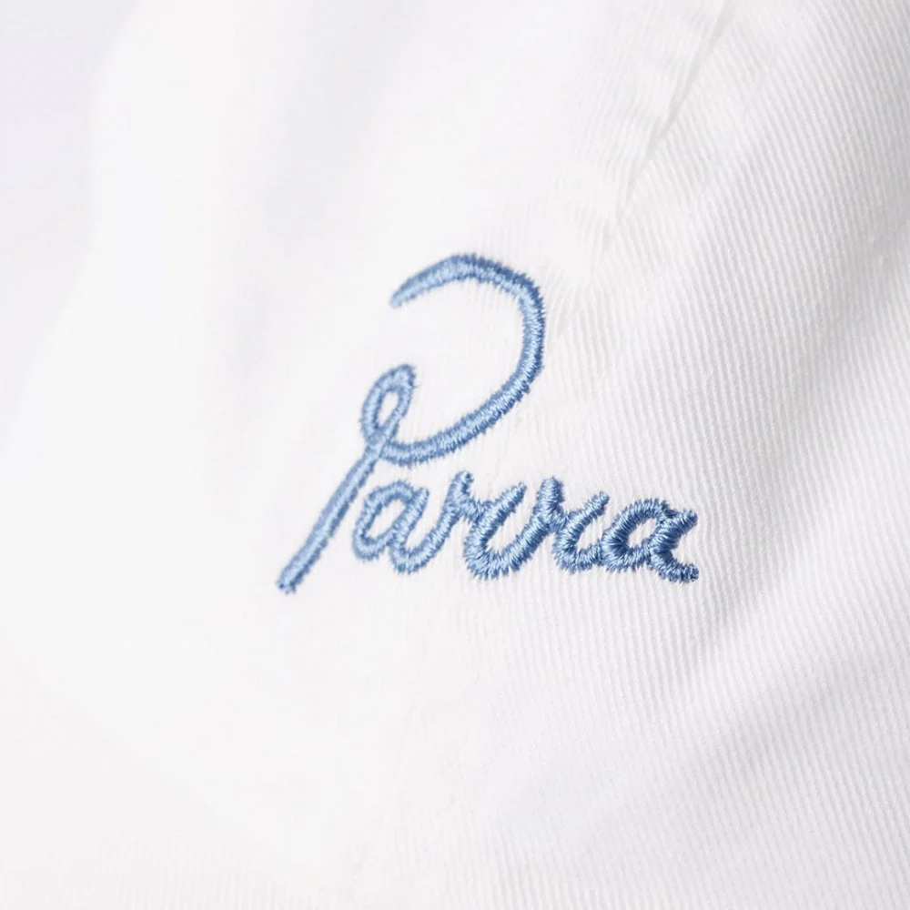 Script Logo 6 Panel Hat - White - Image 3