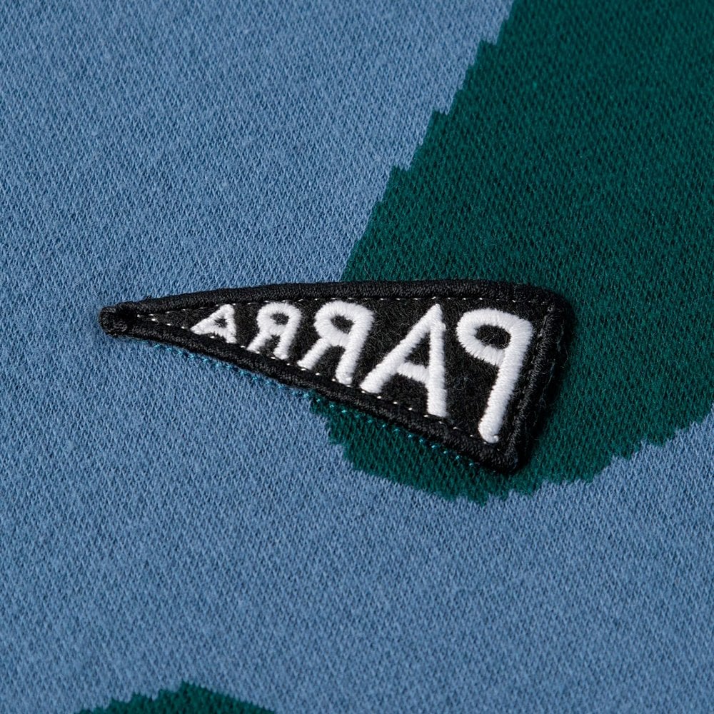 Splashed Polo Shirt - Pine Green - Image 3