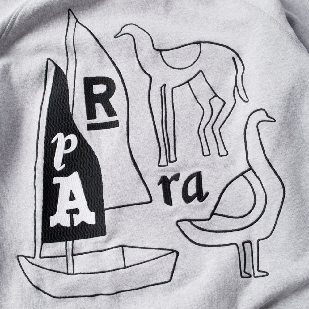 The Riddle Hooded Sweatshirt - Heather Grey - Image 4