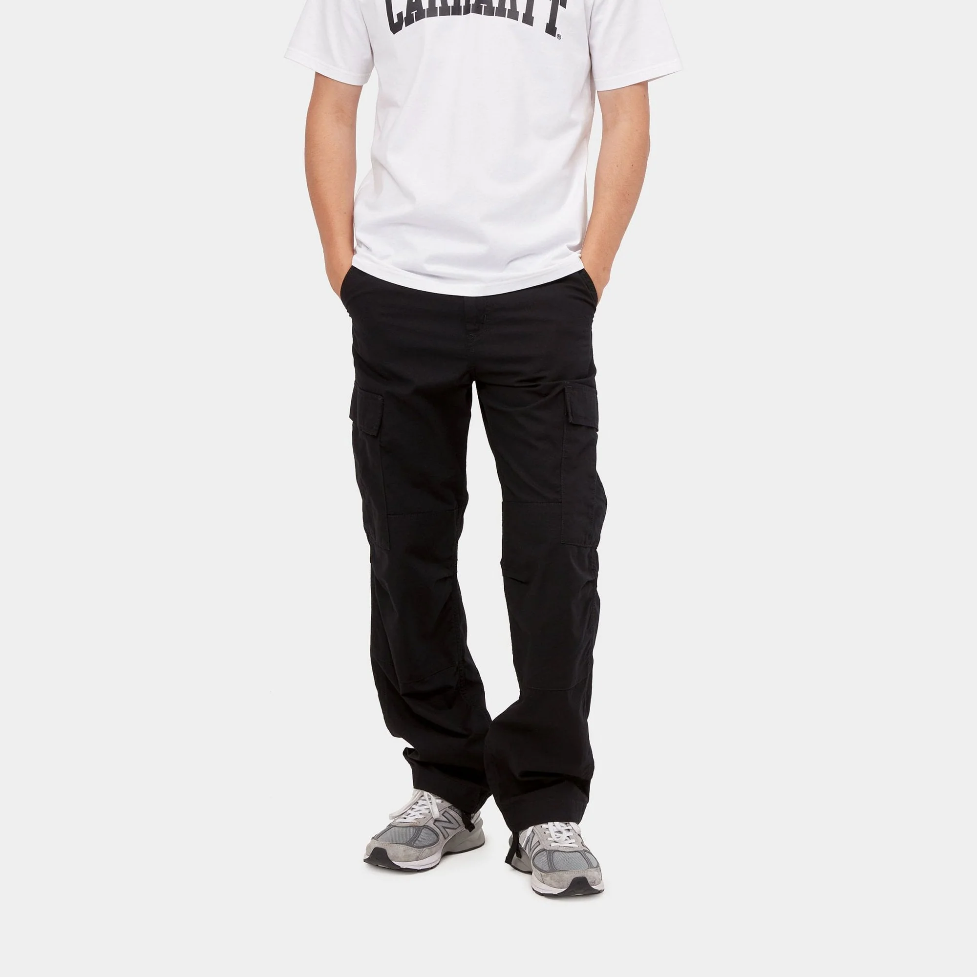 Regular Cargo Pant - Black (garment Dyed) - Image 9