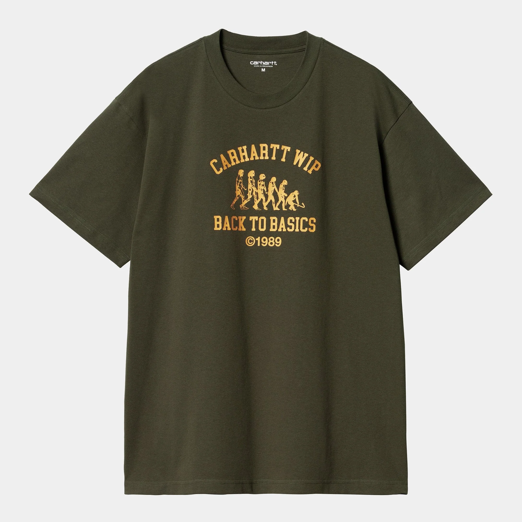 S/s Basics T-shirt - Office Green / Winter Spice