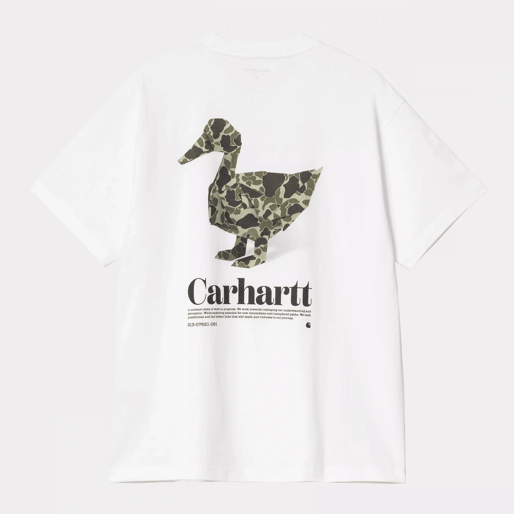 S/s Fold Duck T-shirt - White - Image 2