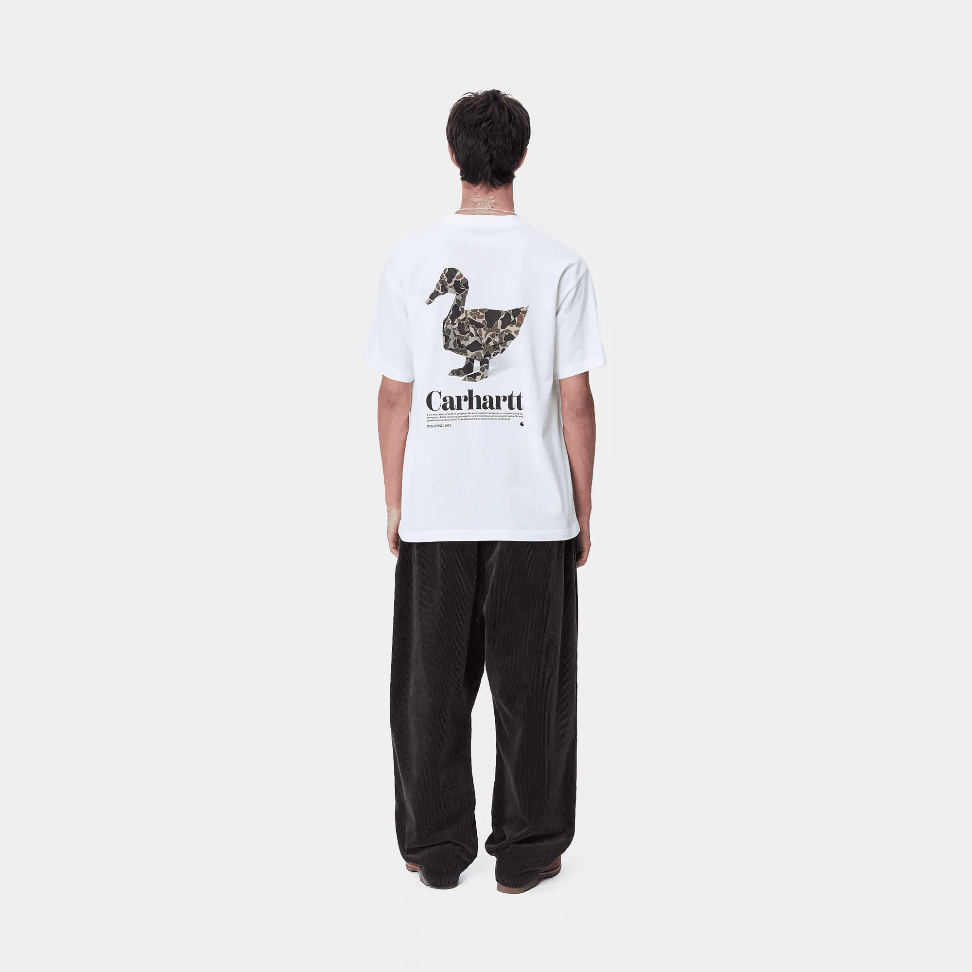 S/s Fold Duck T-shirt - White - Image 3