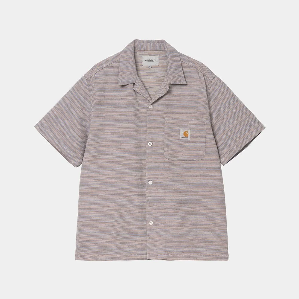 S/S Gellar Shirt, Multicolour Rinsed