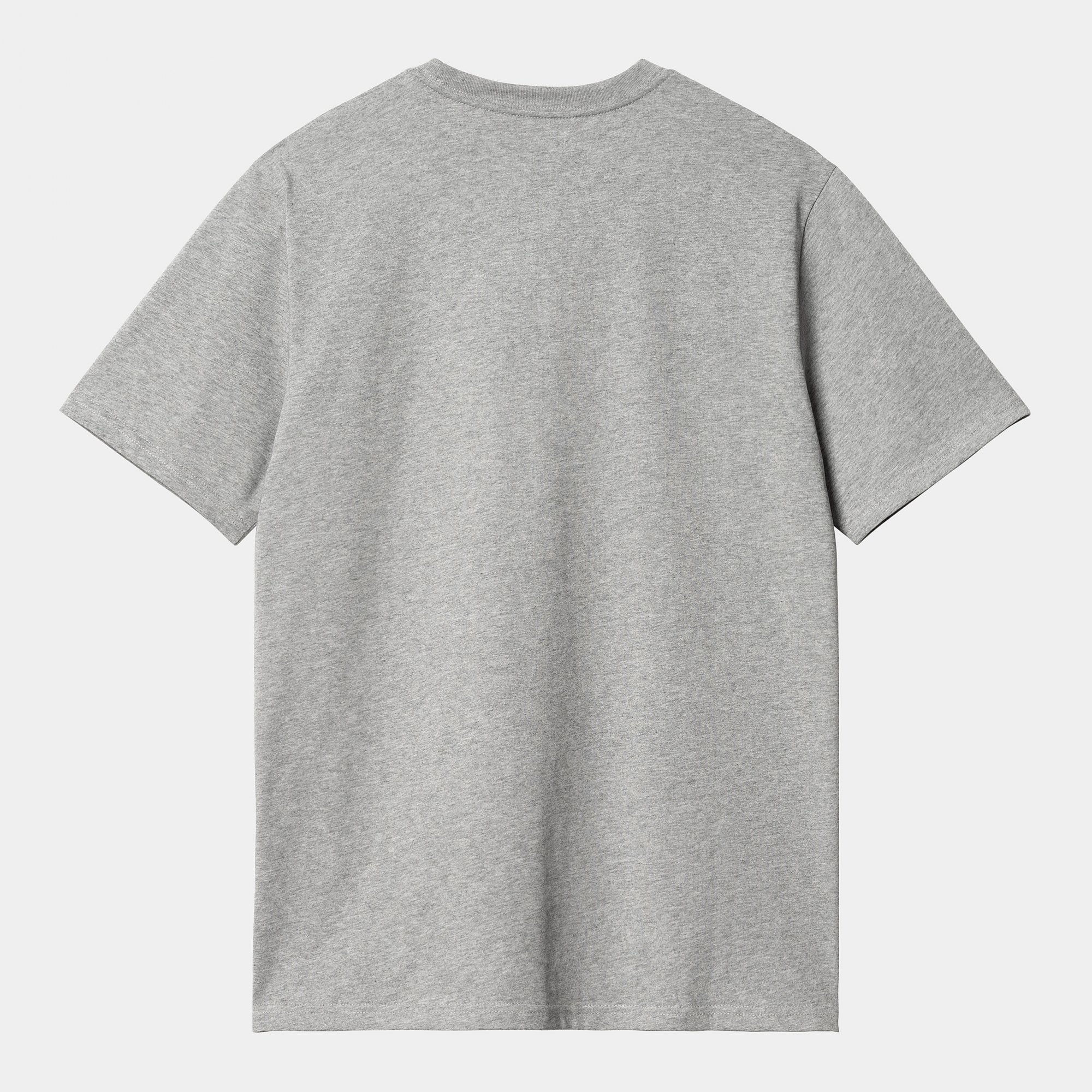 S/s Pocket T-shirt - Grey Heather - Image 2