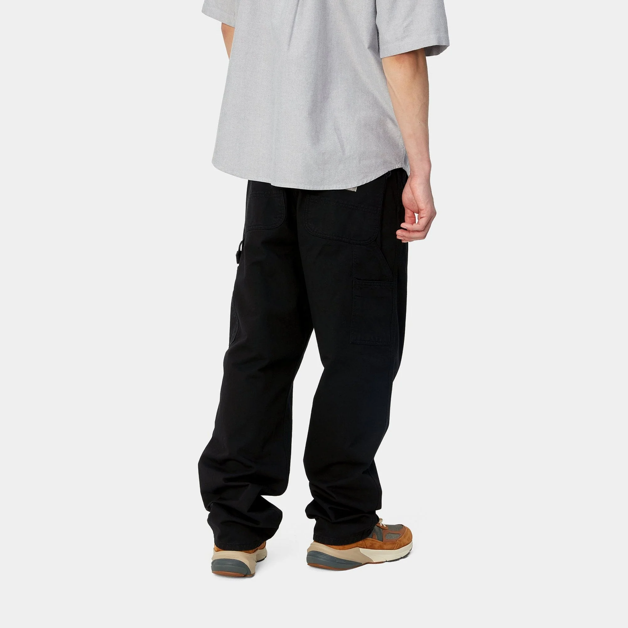 Single Knee Pant - Black (Garment Dyed) - Image 3