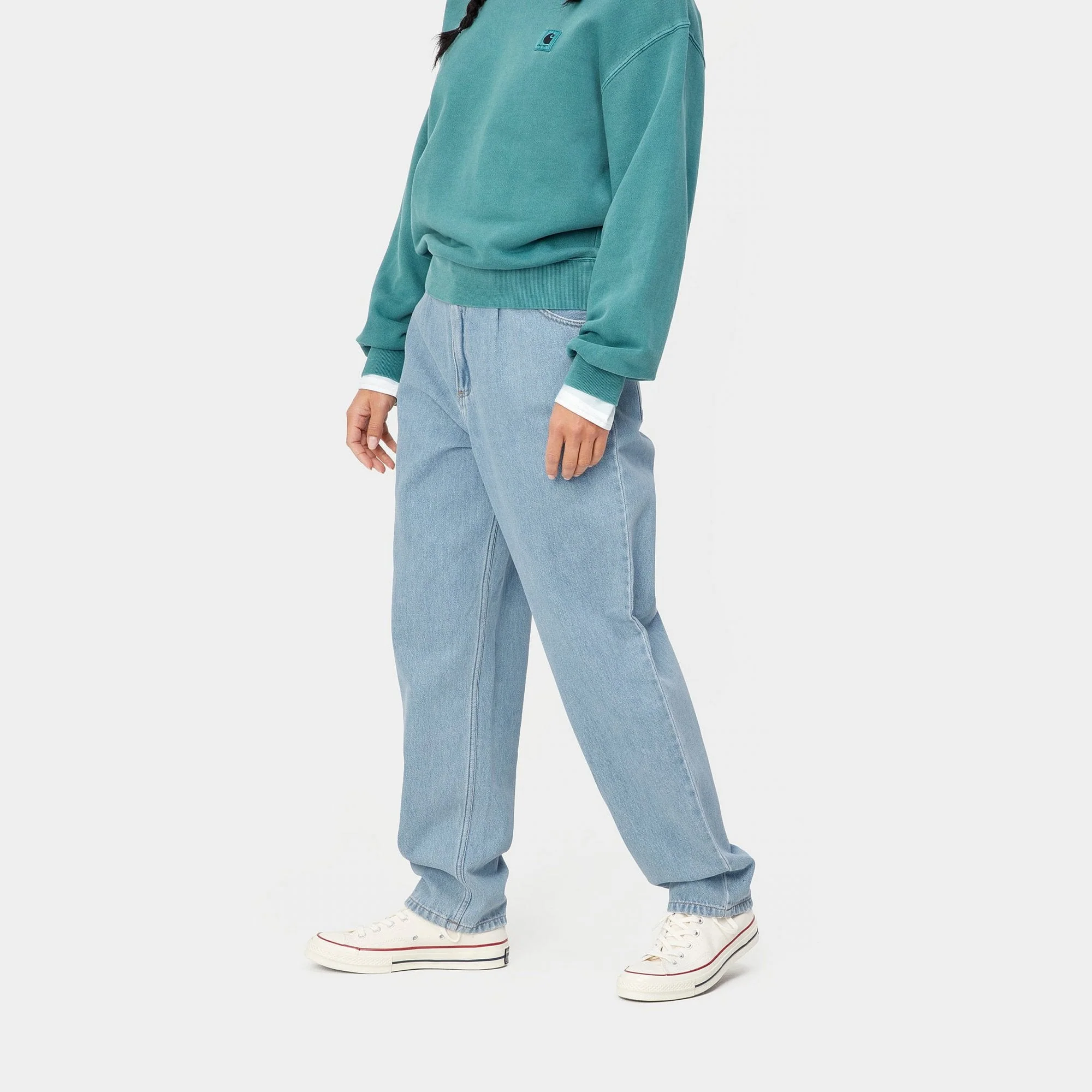 W' Stayton Pant - Blue (Light Stone Washed) - Image 4
