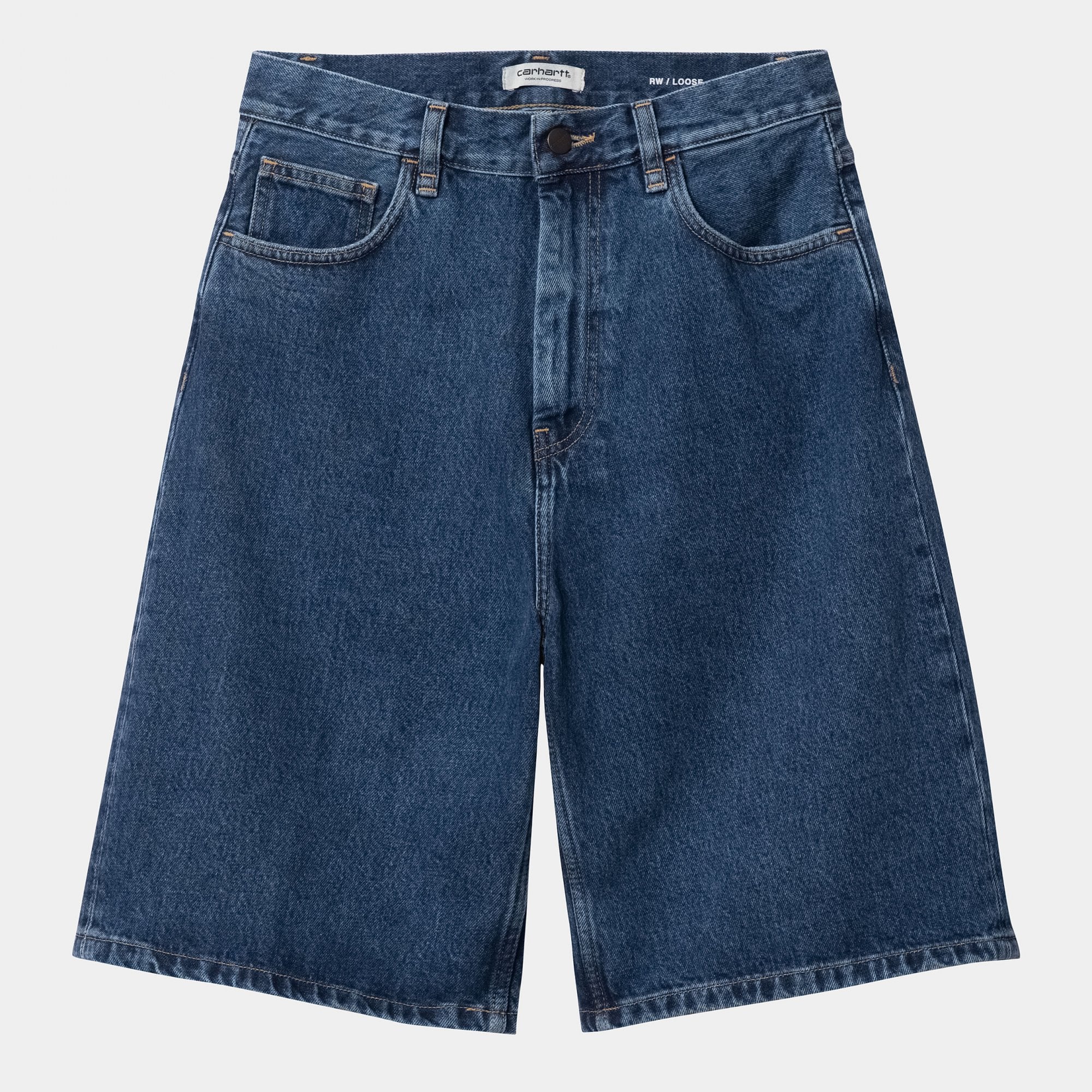 W' Brandon Short - Blue (Stone Washed)