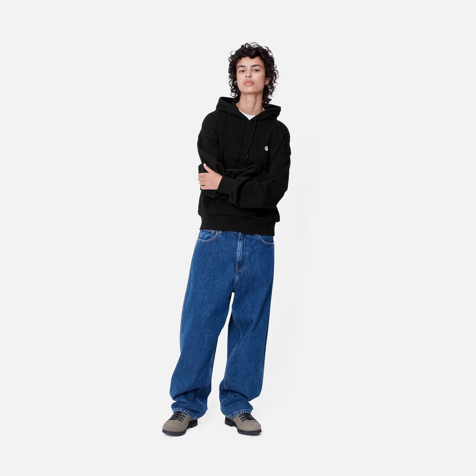 W' Hooded Casey Jacket - Black / Silver - Image 5