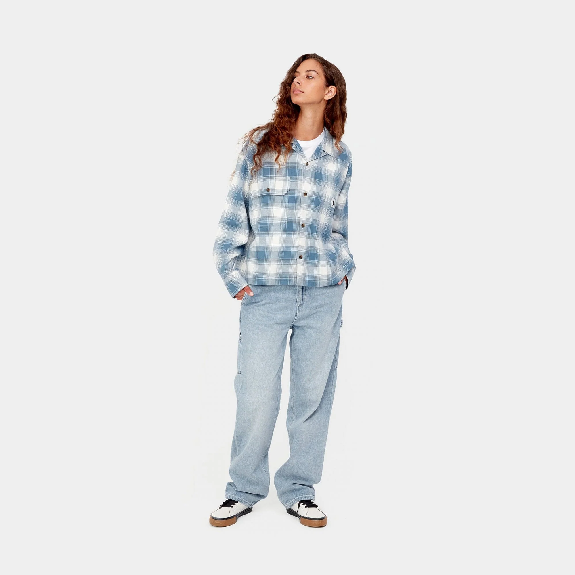 W' Pierce Pant, Straight - Blue (Light Stone Washed) - Image 5