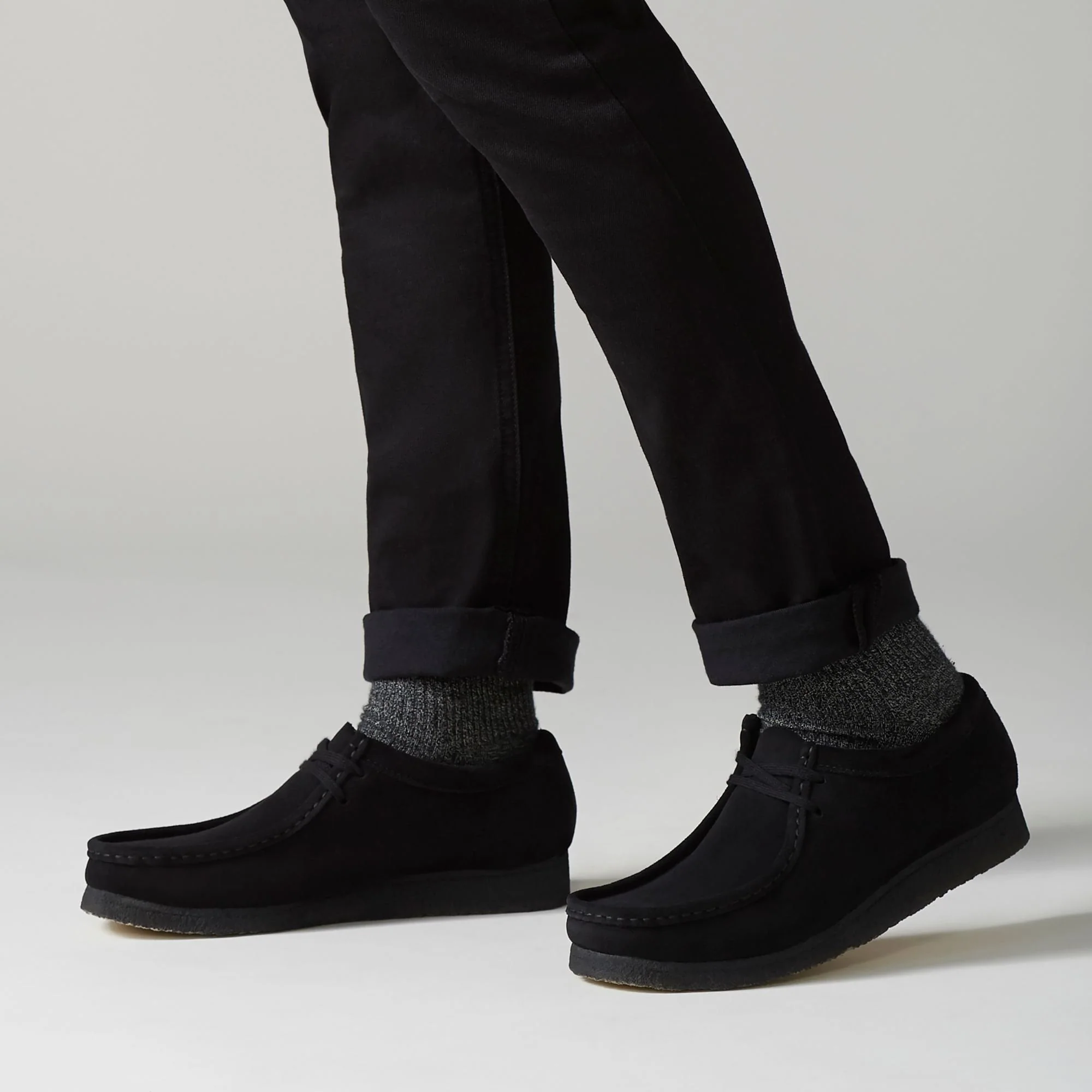 Wallabee - Black Suede - Image 2
