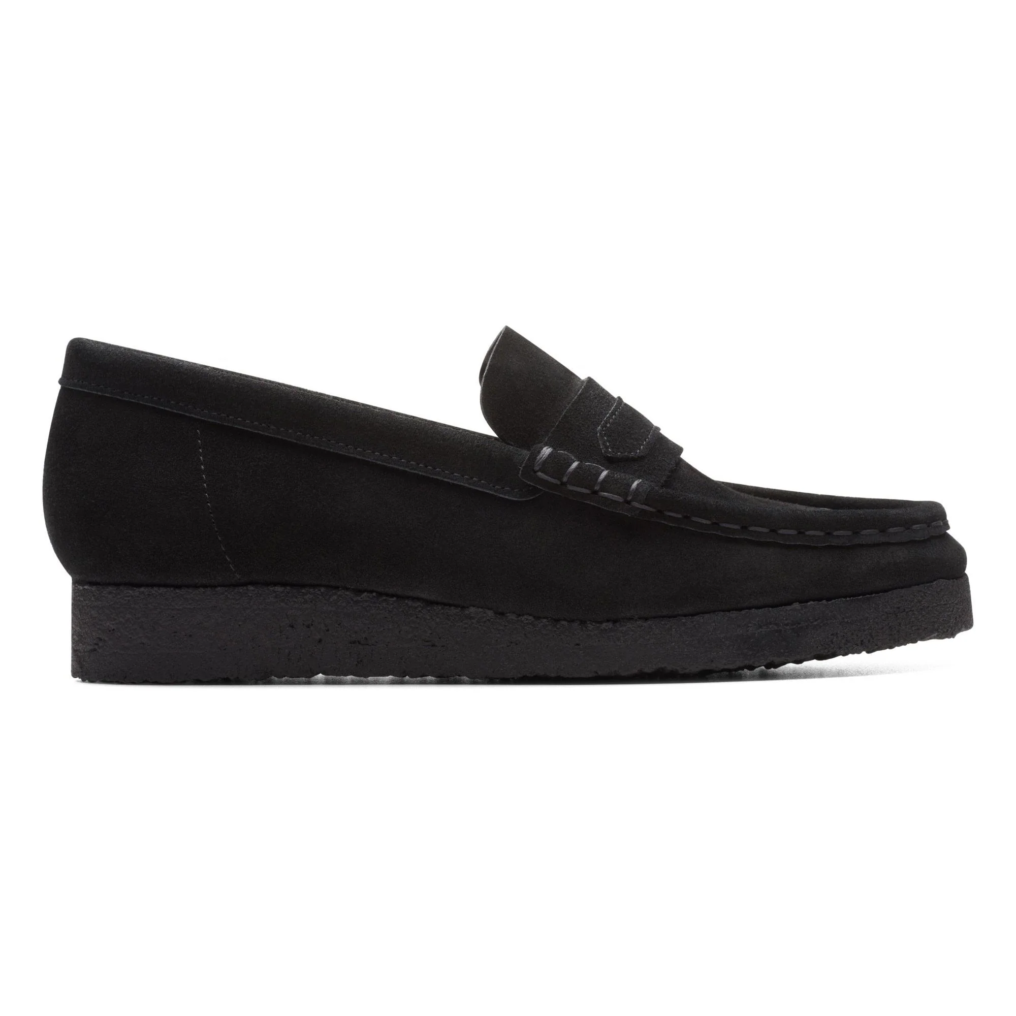 Women's Wallabee Loafer Black Suede