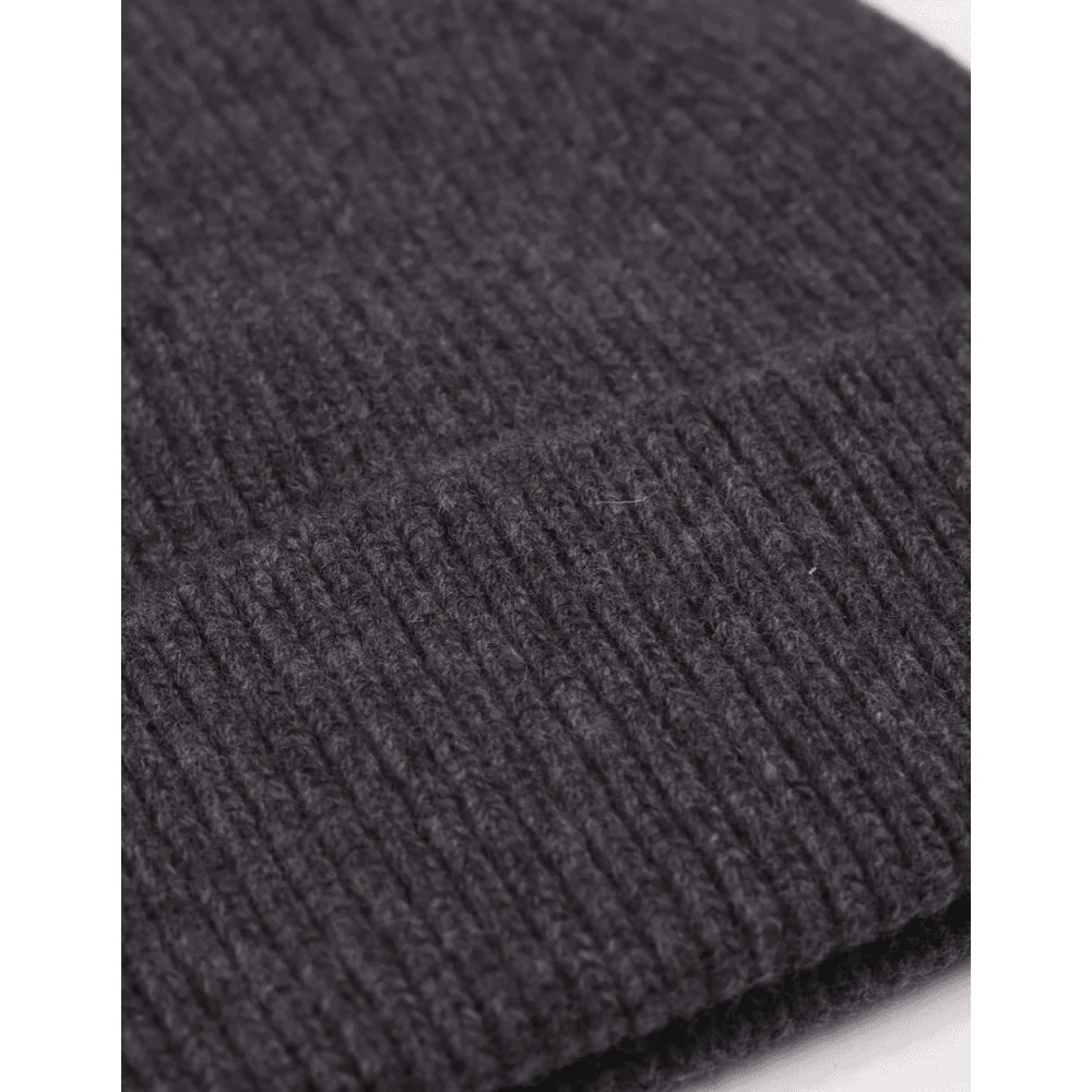 Merino Wool Beanie - Lava Grey - Image 2