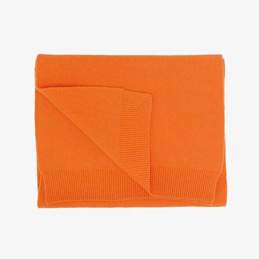 Merino Wool Scarf - Burned Orange - Image 2