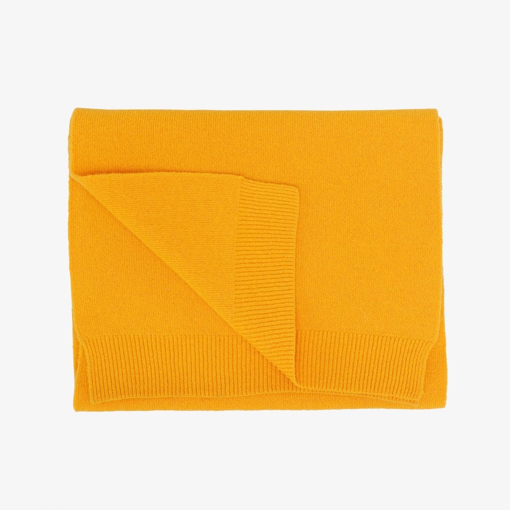 Merino Wool Scarf - Burned Yellow - Image 2