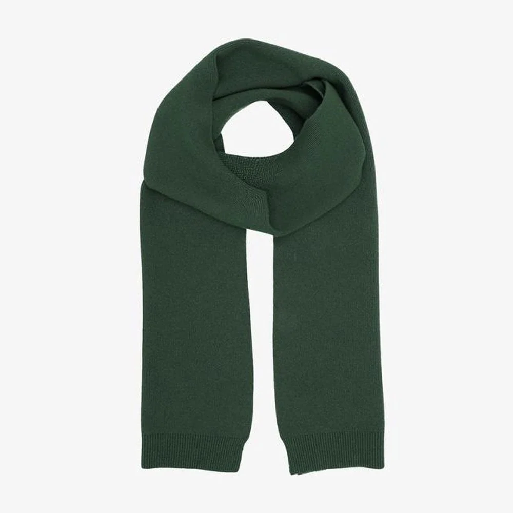 Merino Wool Scarf - Emerald Green