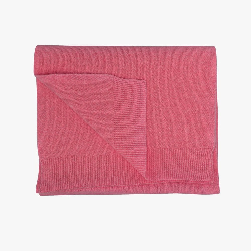 Merino Wool Scarf - Rasberry Pink - Image 2
