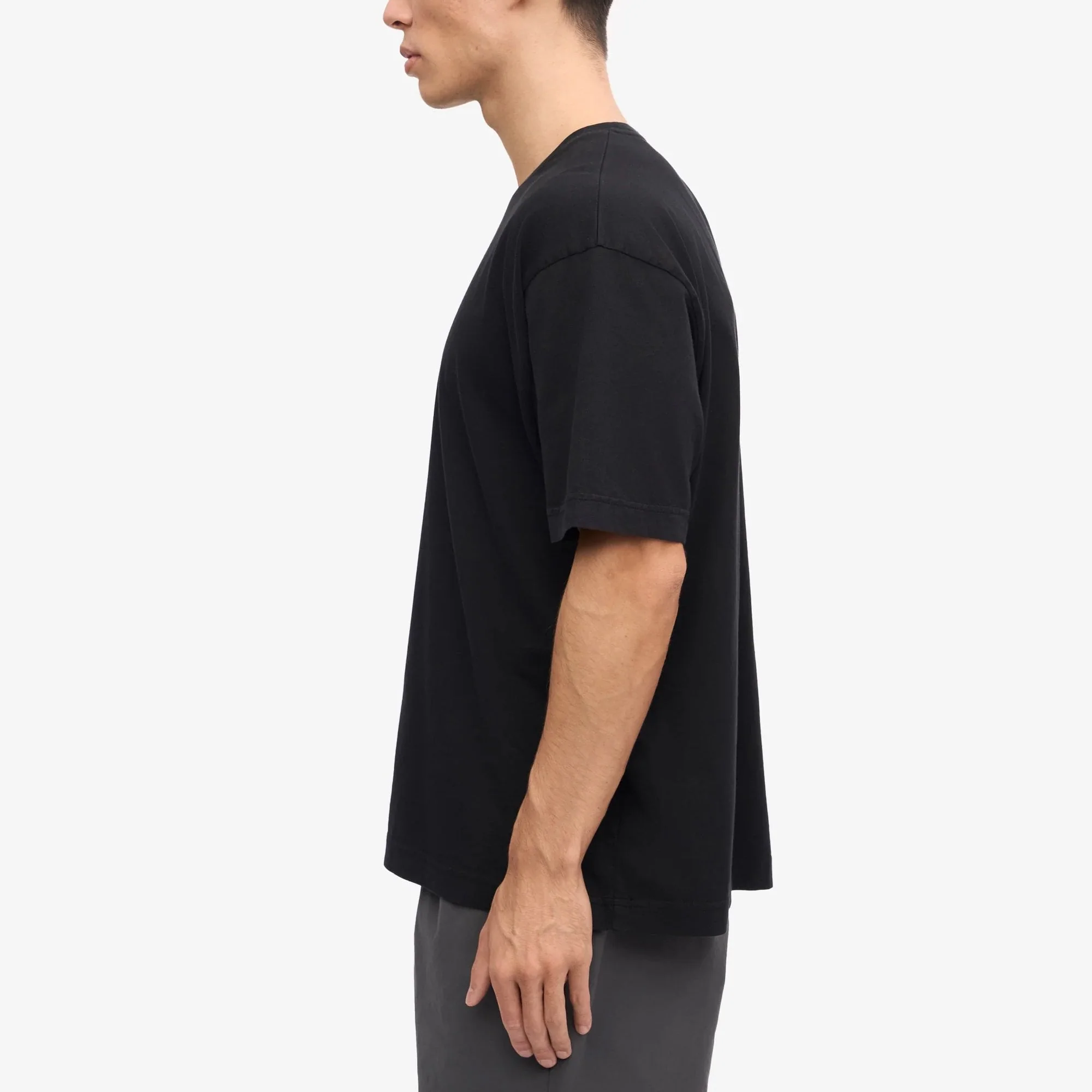 Oversized Organic T-Shirt - Deep Black - Image 3