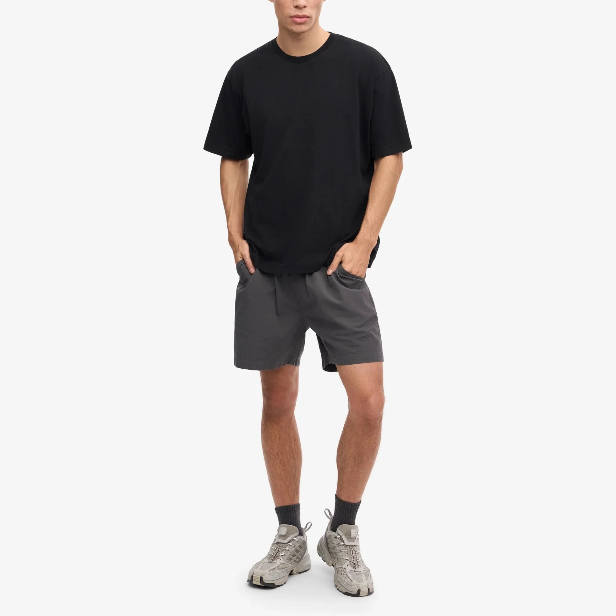 Oversized Organic T-Shirt - Deep Black - Image 5