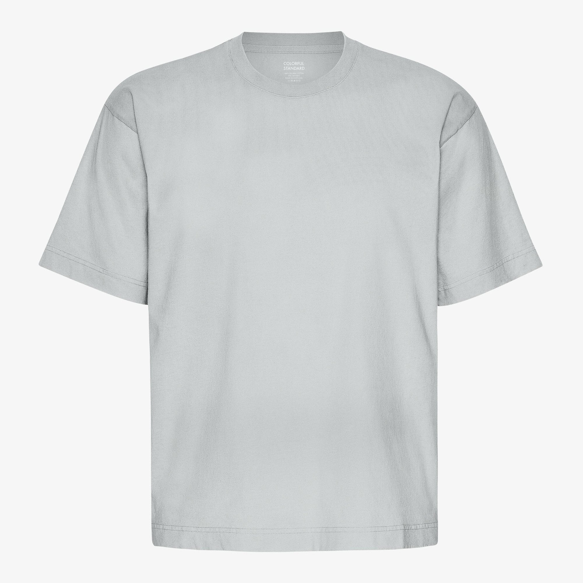 Oversized Organic Tee - Faded Grey