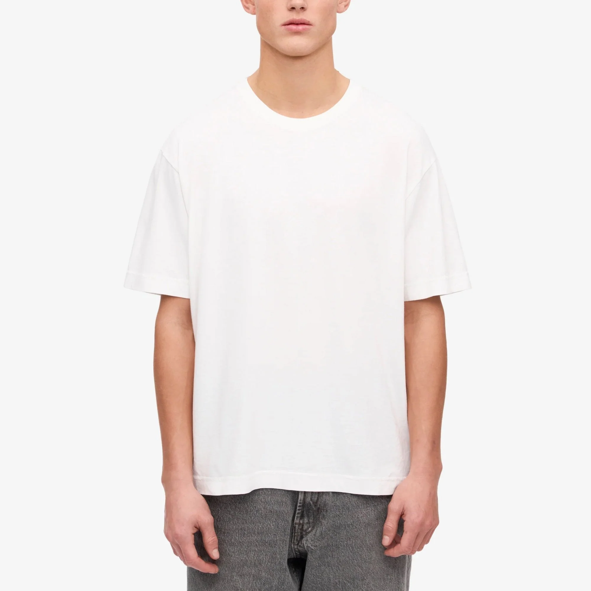 Oversized Organic T-Shirt - Optical White - Image 2