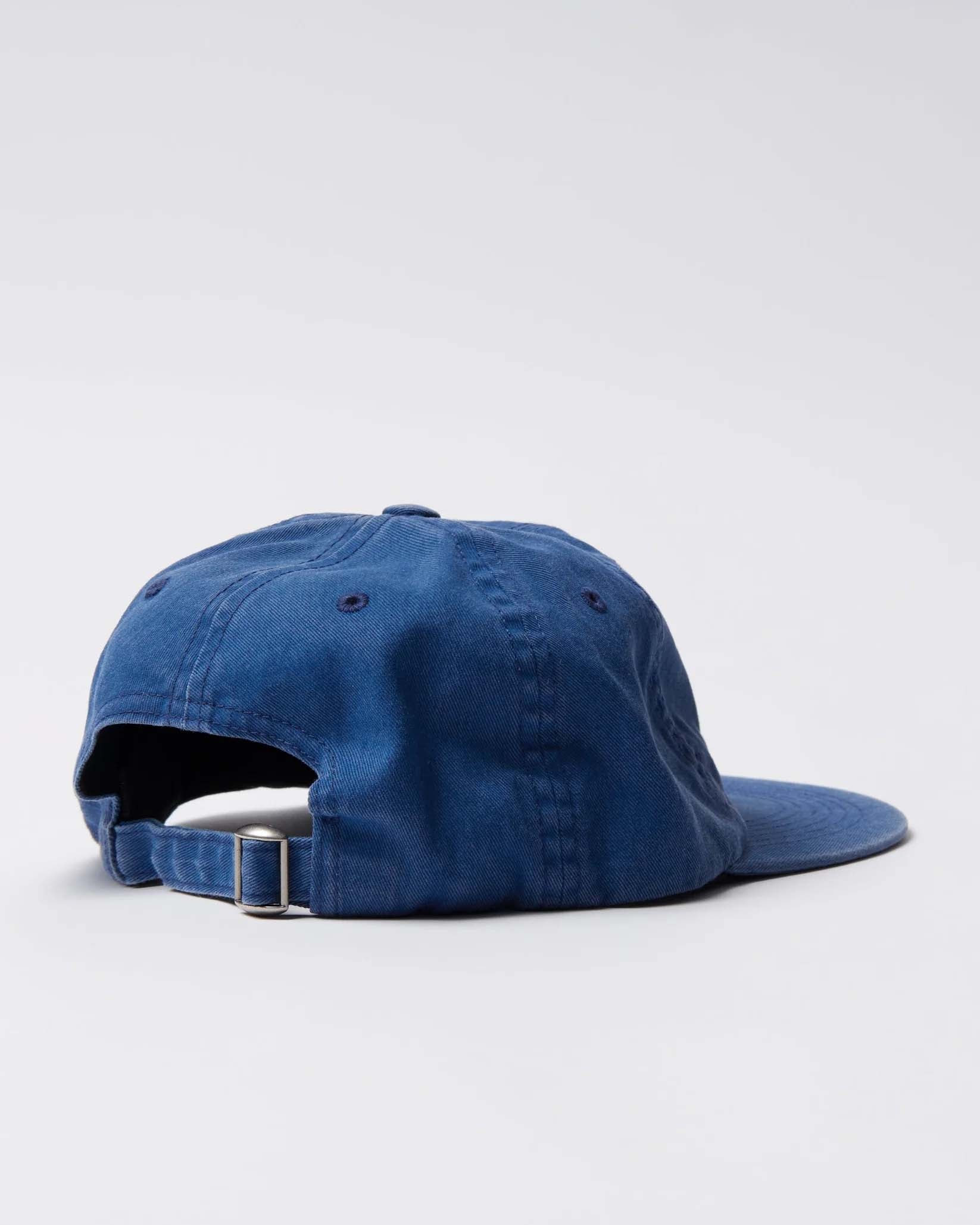 Crow Logo 6 Panel Hat - Blue - Image 3