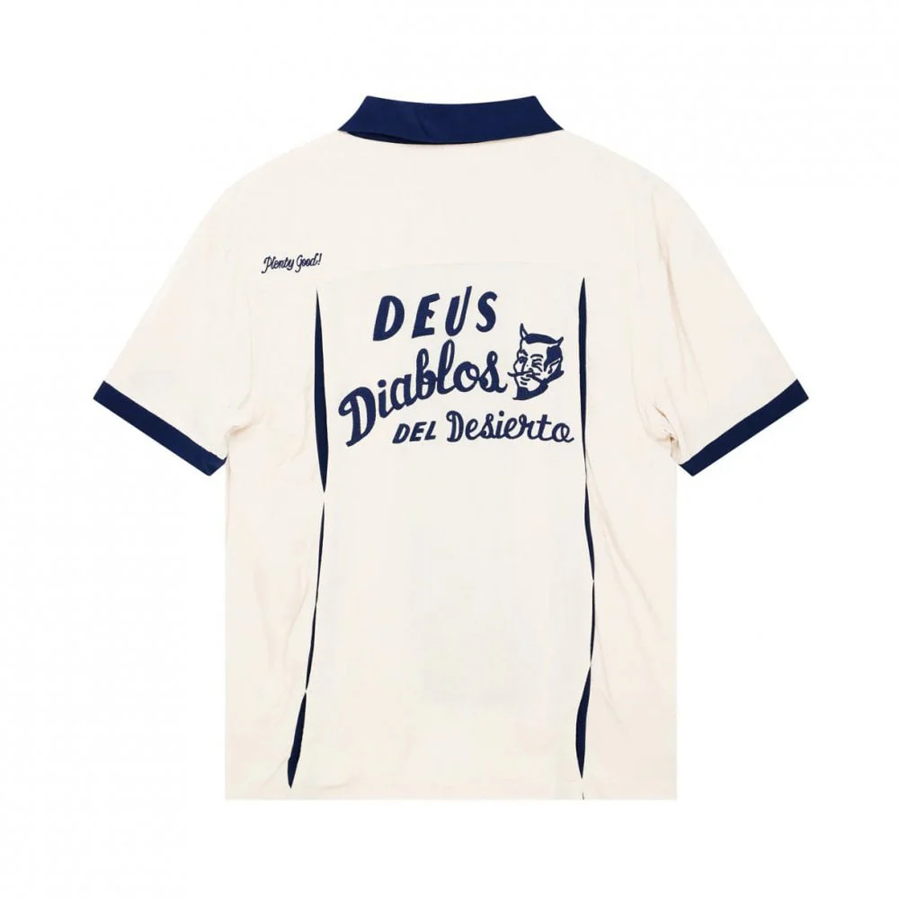 Diablo Bowling Shirt - Dirty White - Image 2