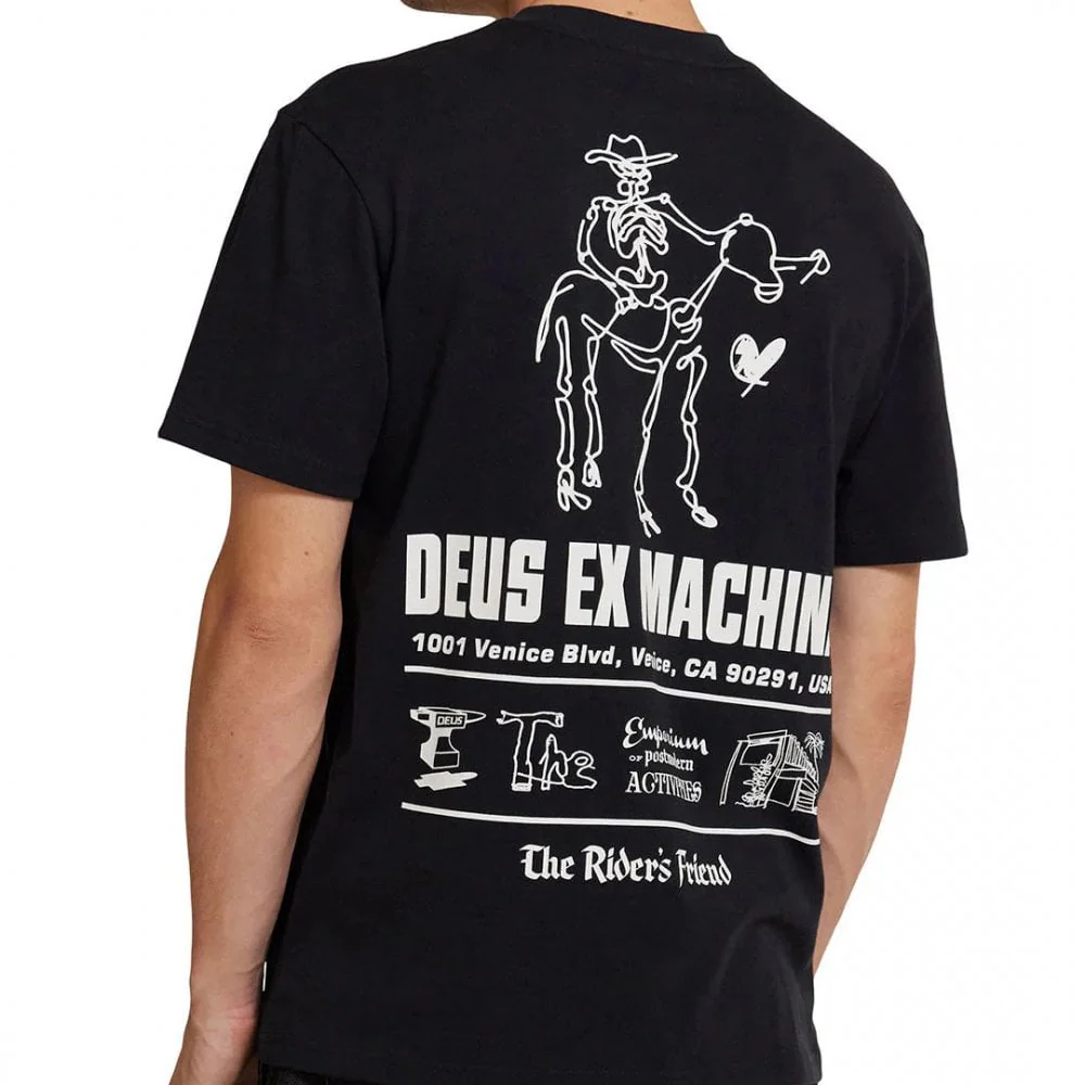 LA Address Tee - Black - Image 4